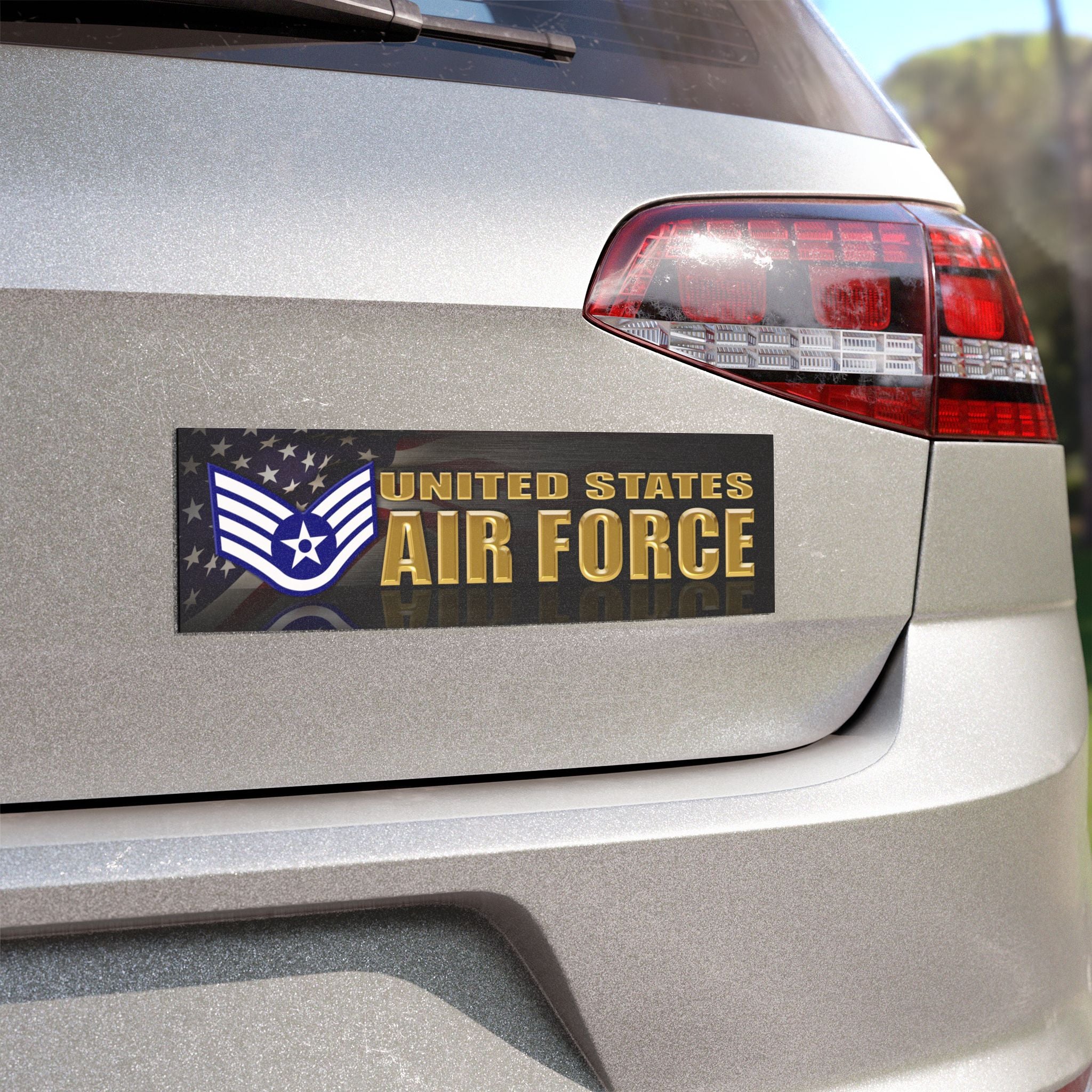 US Air Force E-5 Staff Sergeant SSgt E5 Noncommissioned Officer Ranks AF Rank Car Magnets