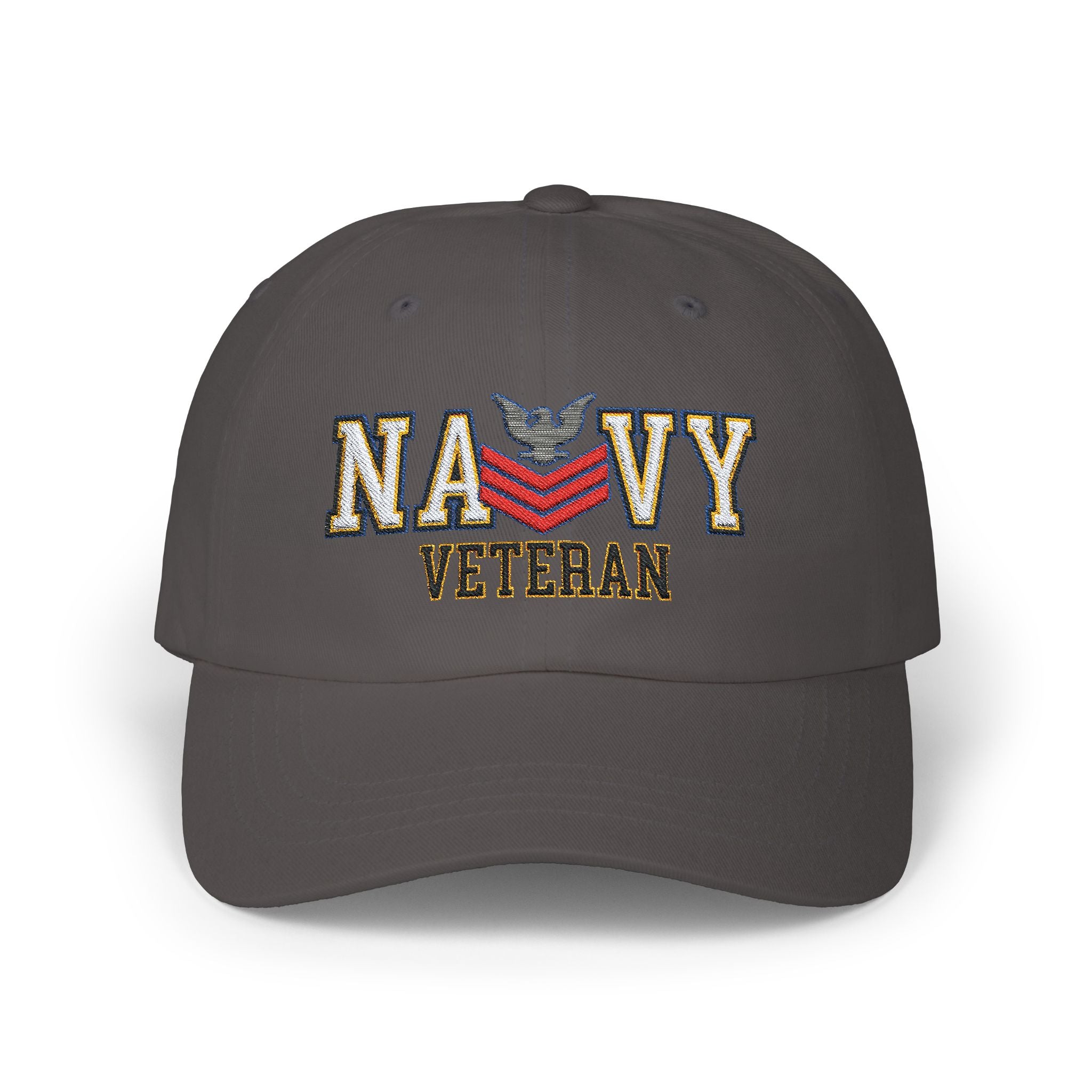 US Navy E-6 Petty Officer First Class E6 PO1 Collar Device  Veteran Embroidered Classic Dad Hat