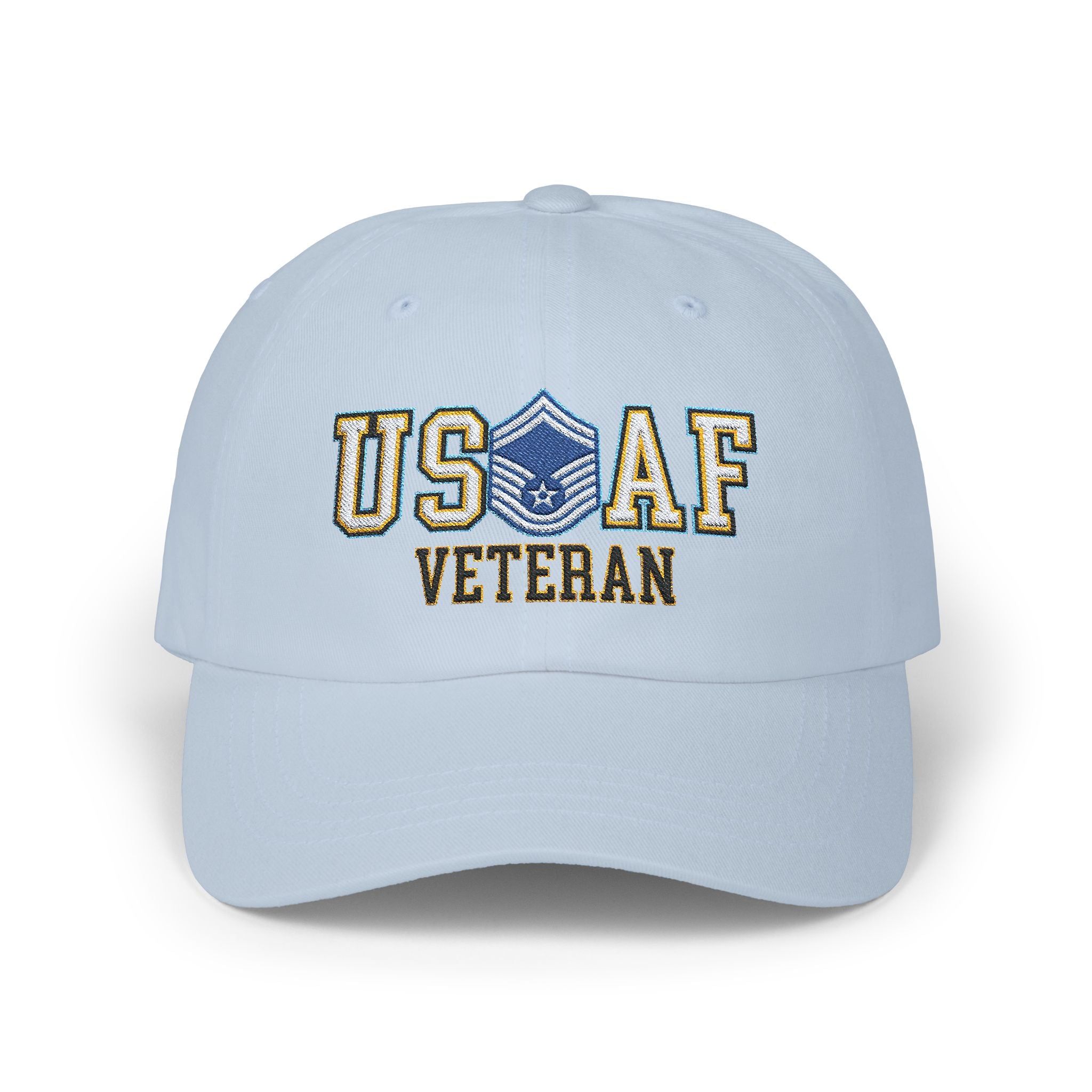 US Air Force E-8 Senior Master Sergeant SMSgt Veteran Embroidered Classic Dad Cap