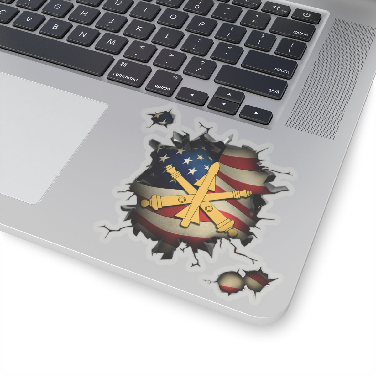 US Army Air Defense Artillery 3D Break Effect Stickers