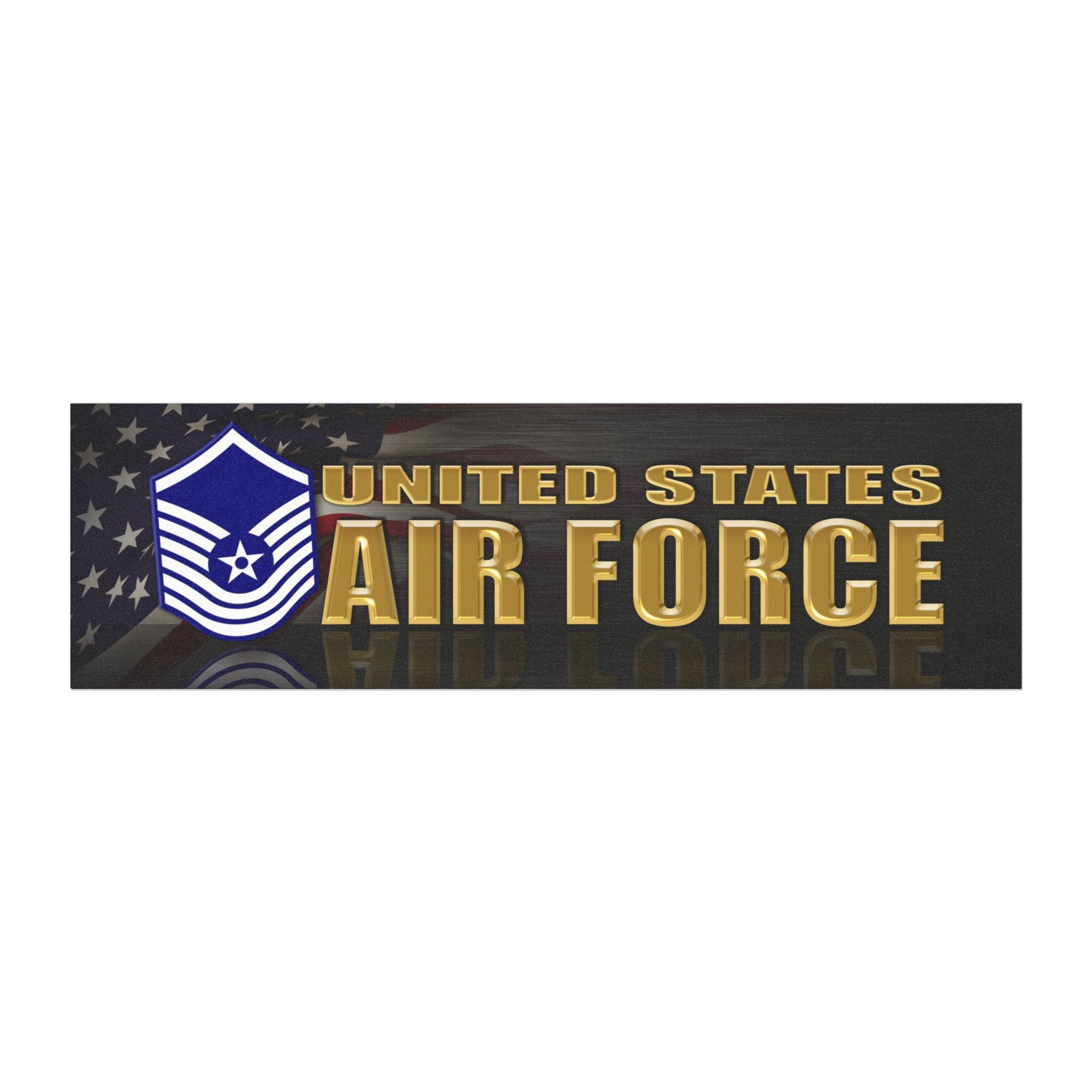 US Air Force E-8 Old Style Rank Car Magnets