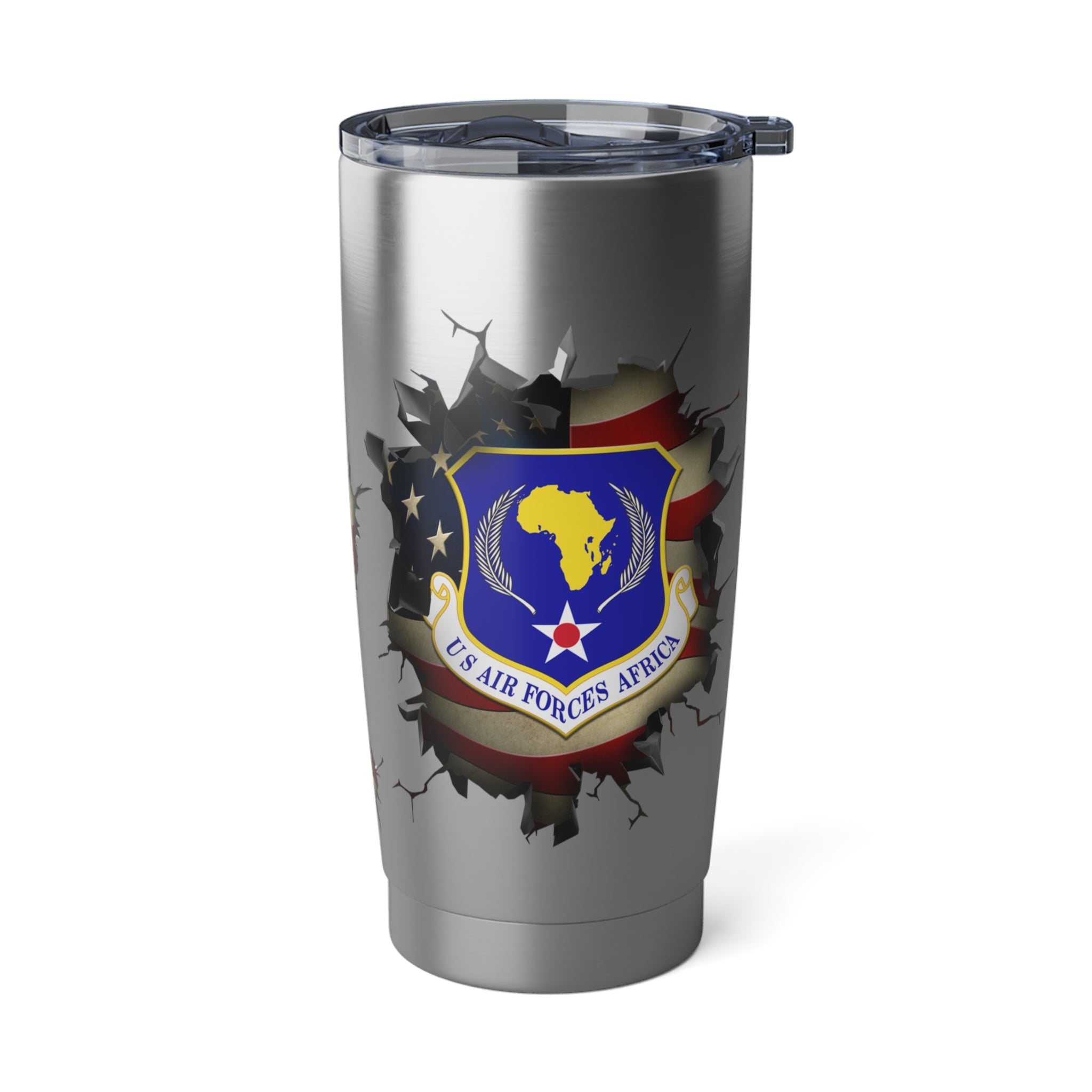 United States Air Forces Africa 3D Break Effect Vagabond 20oz Tumbler