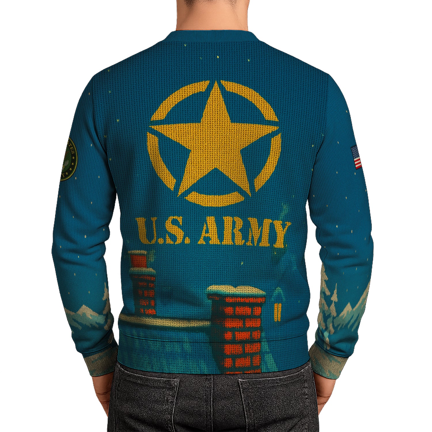 US Army Ugly Christmas Sweater