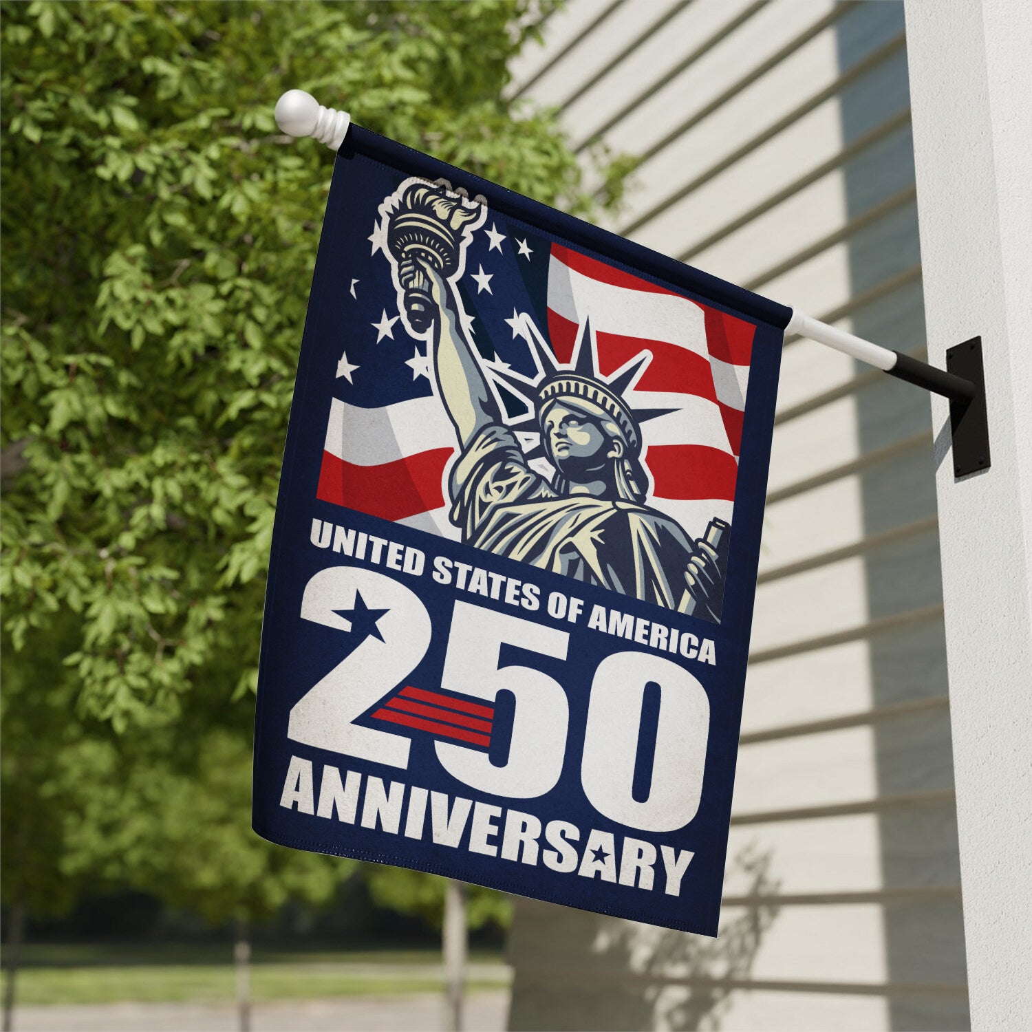 United States Of America 250 Anniversary House Flag 28''x40'' Twin-Side Printing