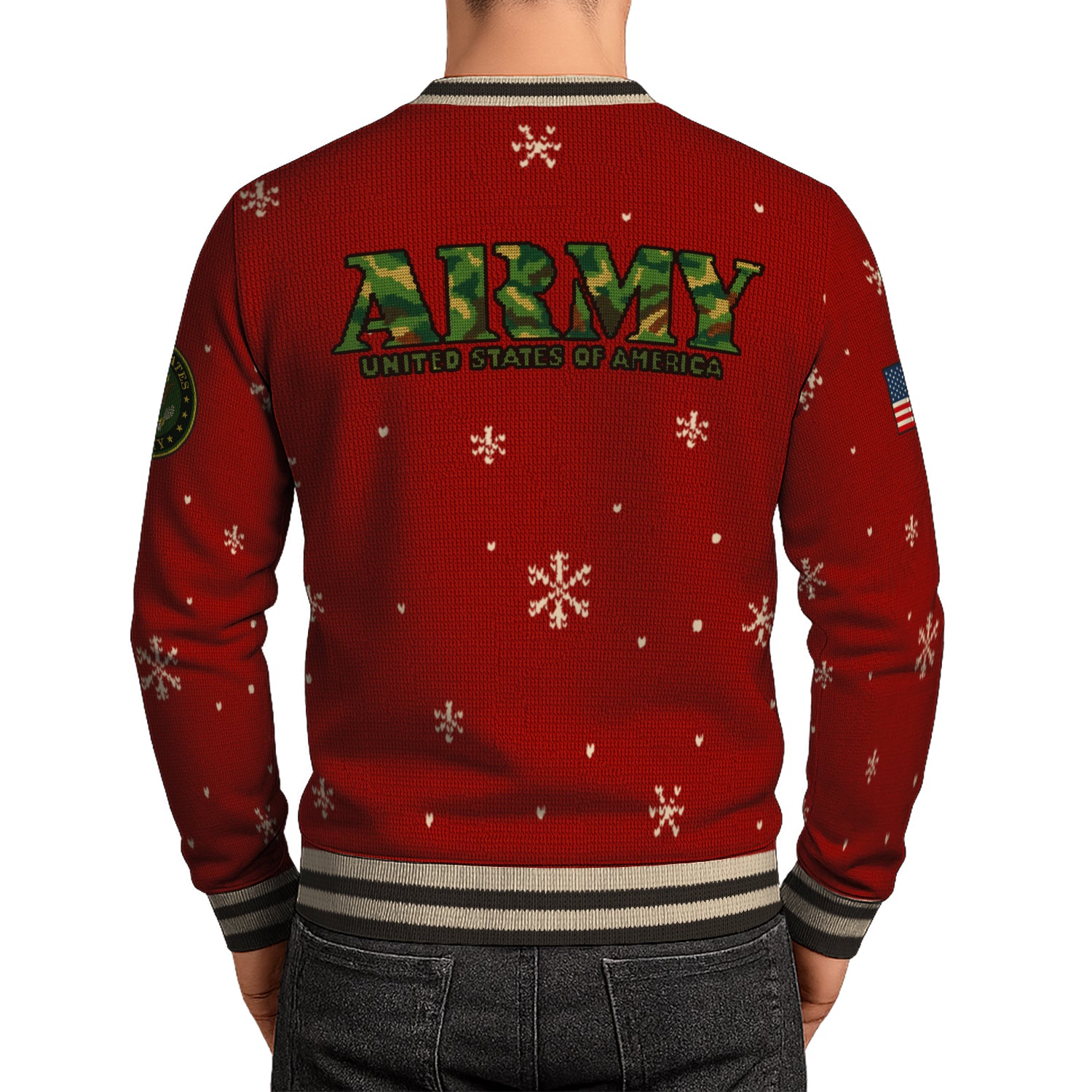 US Army Christmas Tree Christmas Ugly Christmas Sweater