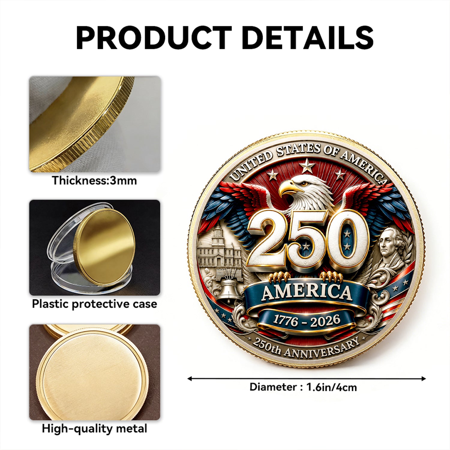 Personalized Marine Corps Rank Coin Military Service Gift