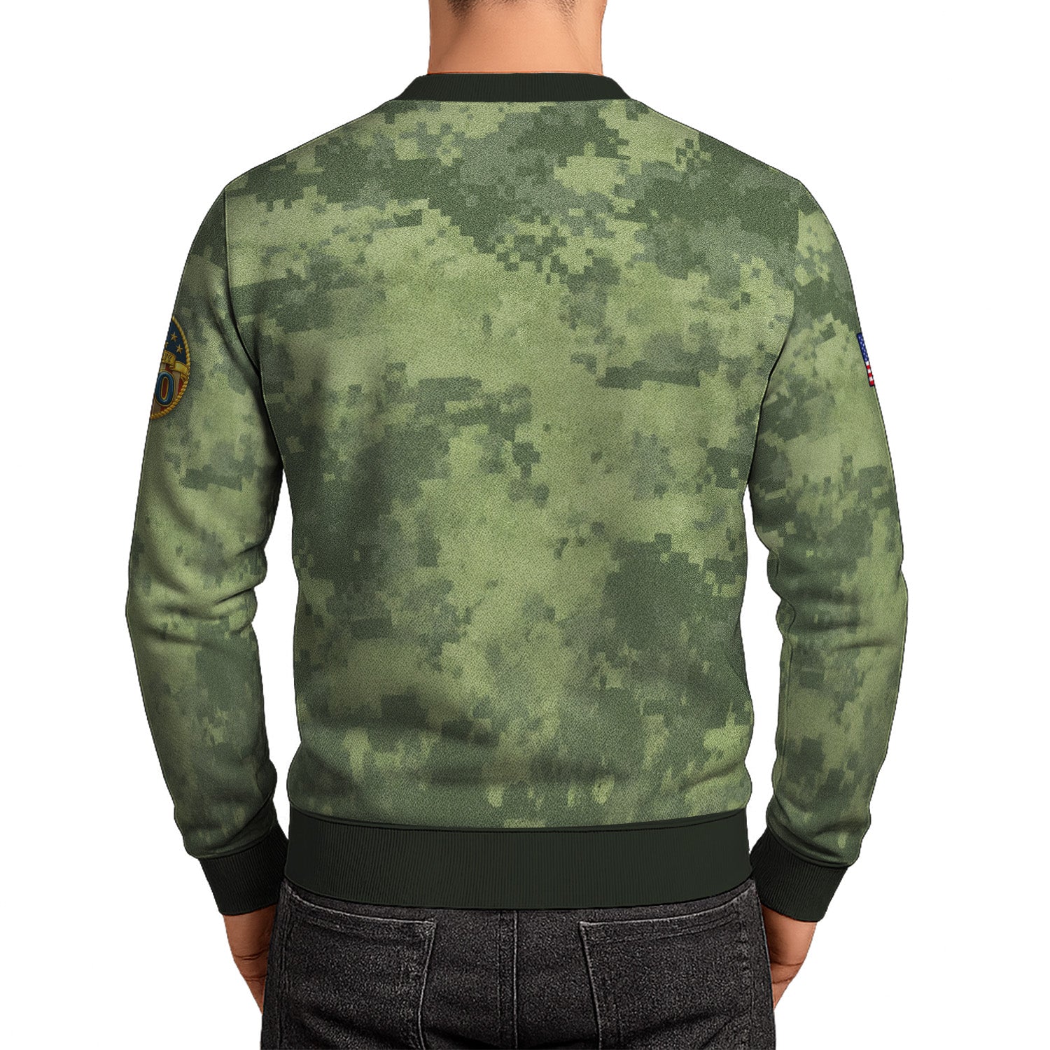 Personalized US Army Ugly Christmas Sweater TUST08