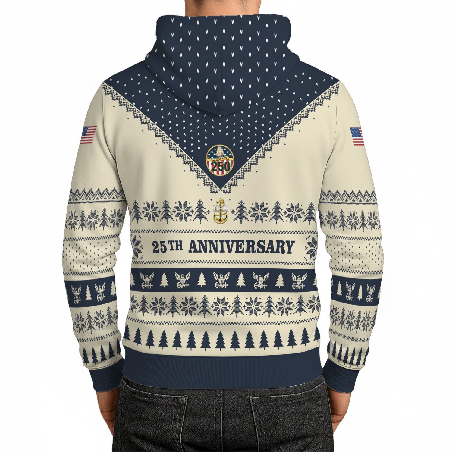 Personalized US Navy 3D All Over Print Hoodie TH3D01