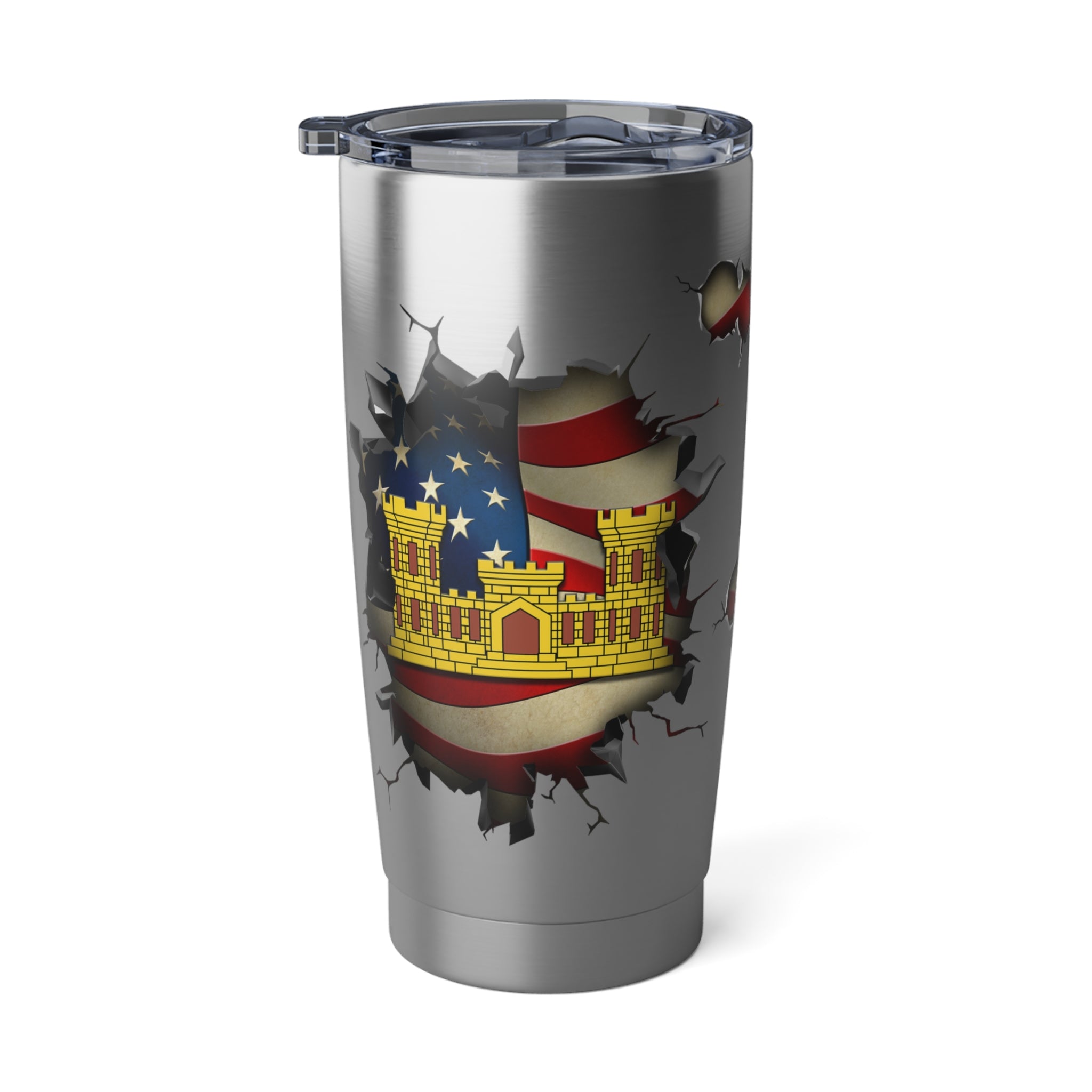 US Army Corps of Engineers 3D Break Effect Vagabond 20oz Tumbler