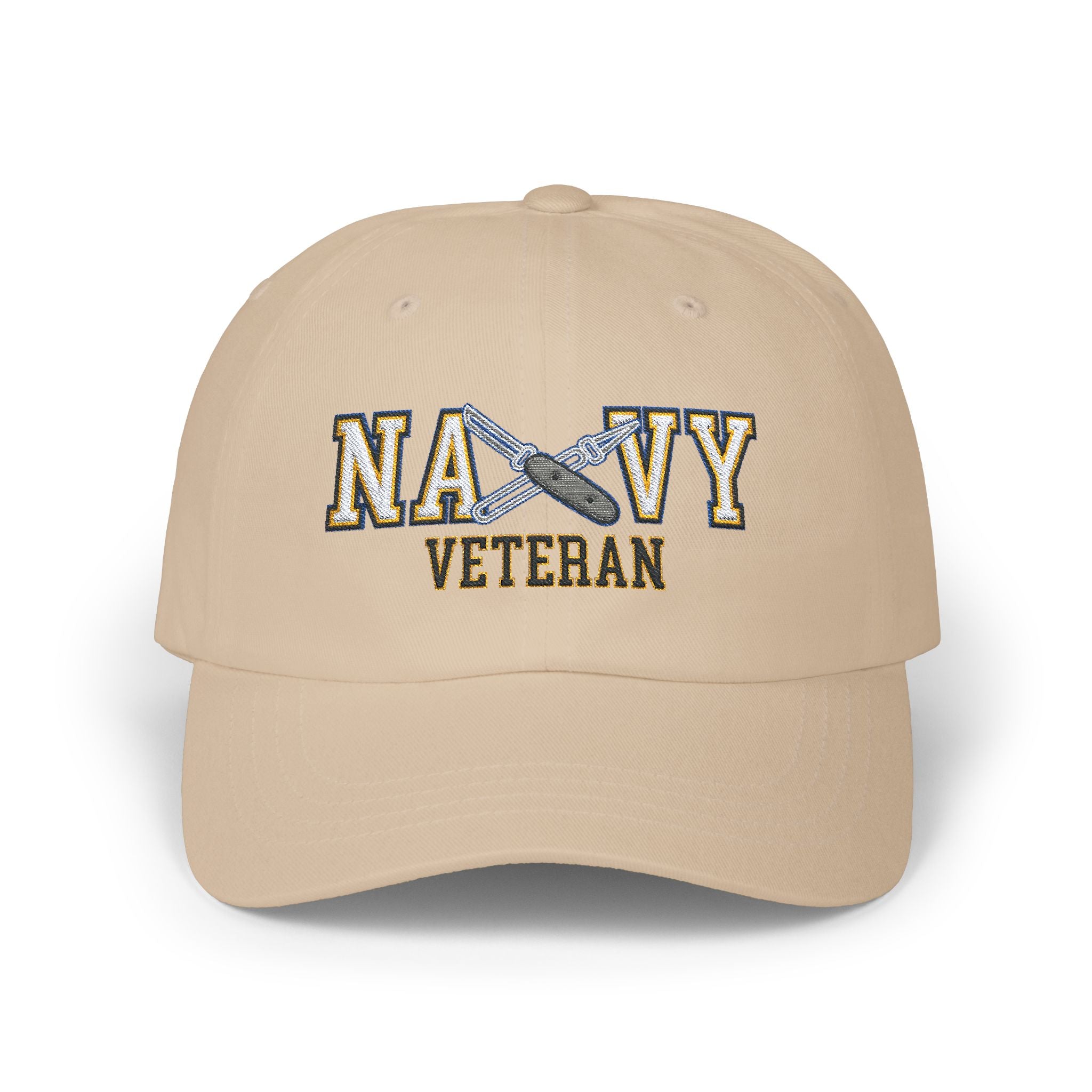 US Navy LI Veteran Embroidered Classic Dad Hat