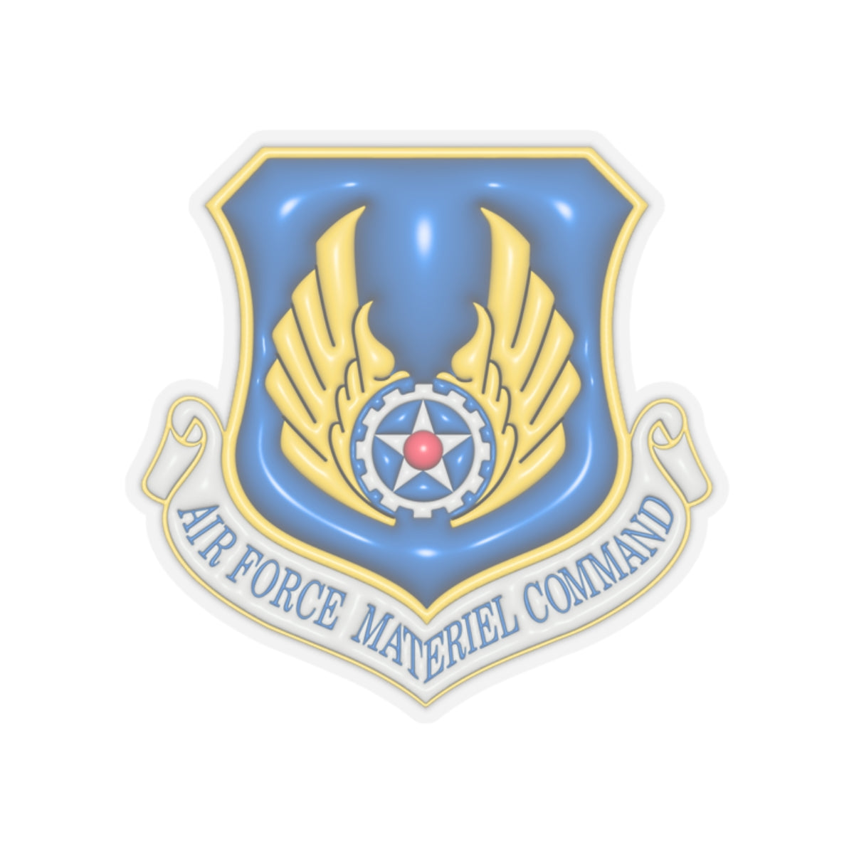 US Air Force Materiel Command 3D Effect Stickers