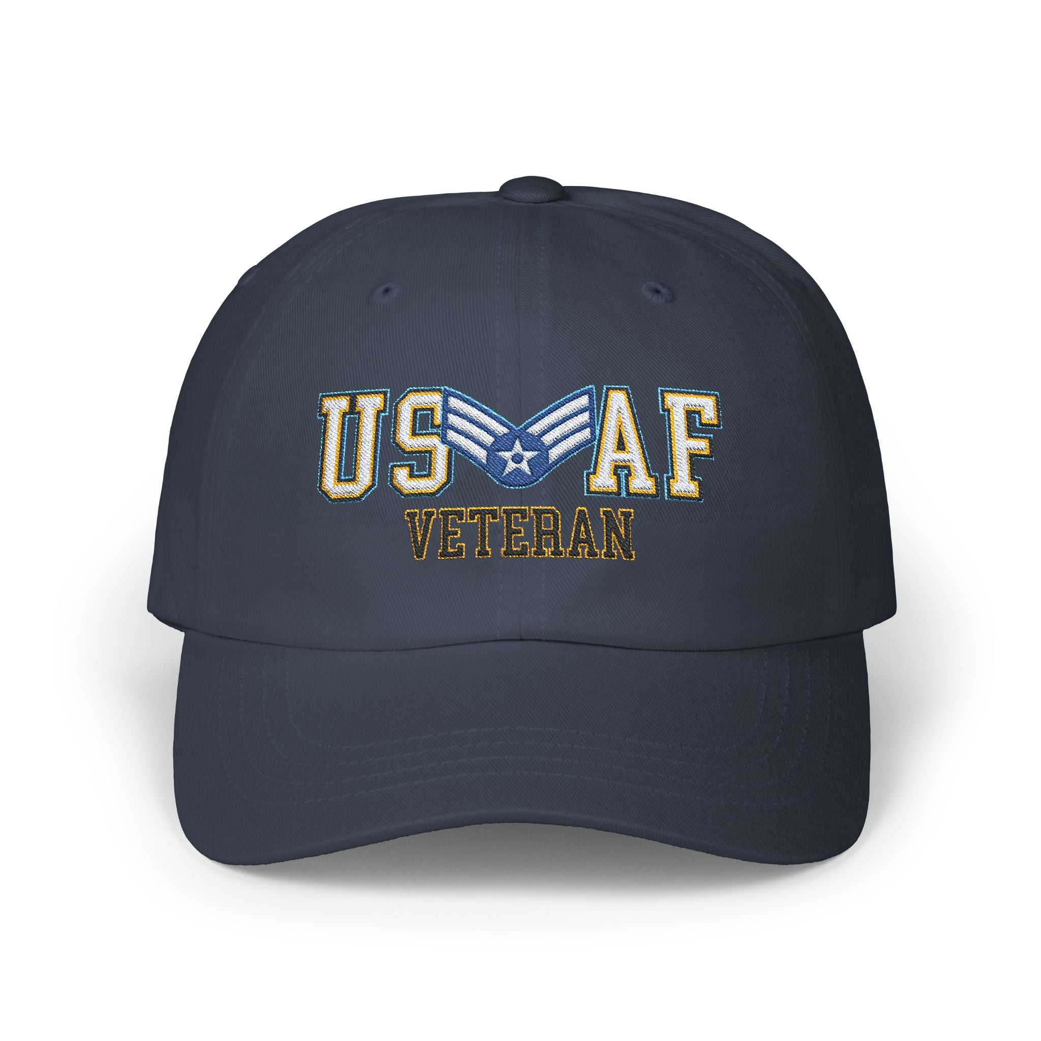 US Air Force E-4 Senior Airman SrA E4 Enlisted Airman Veteran Embroidered Classic Dad Cap