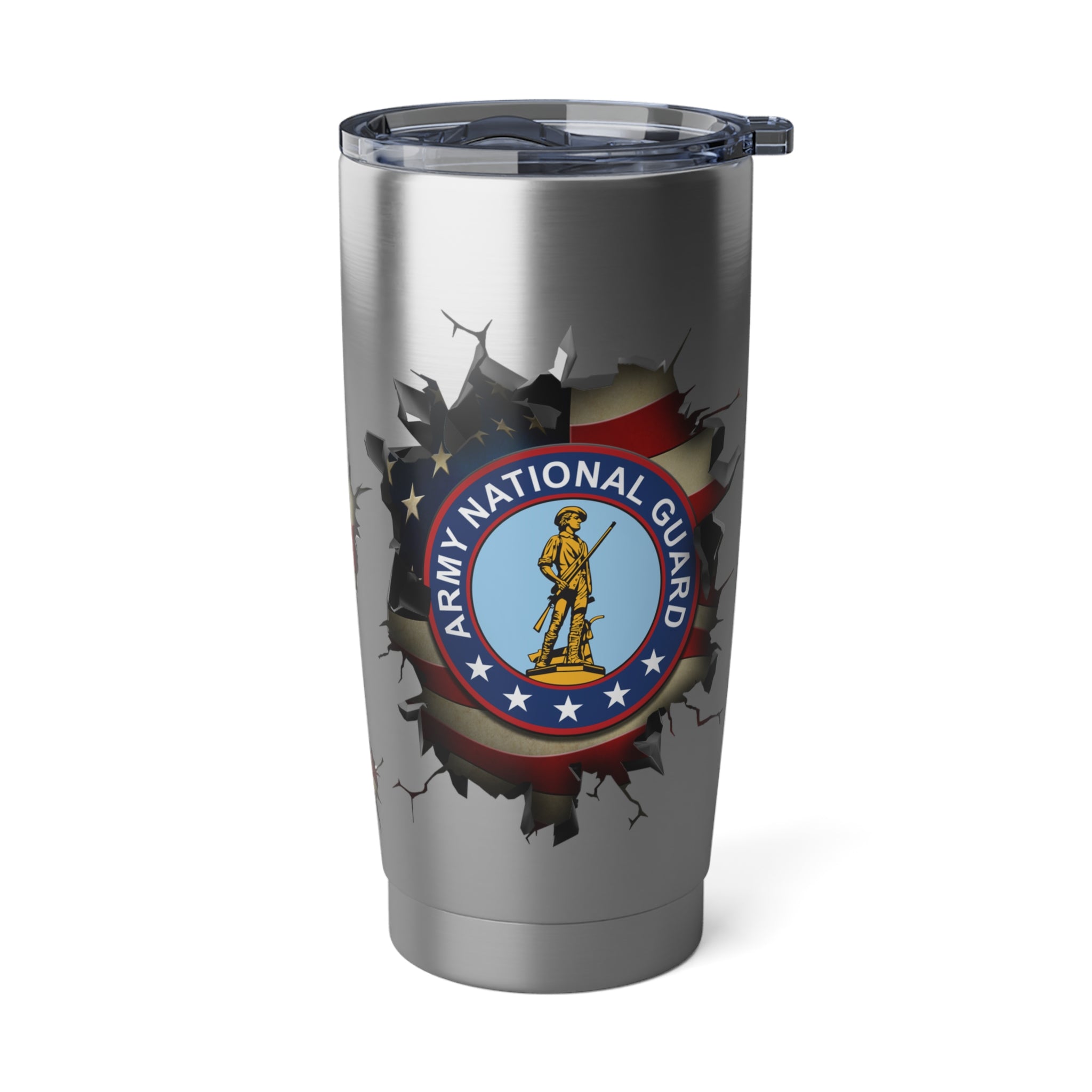 US Army National Guard 3D Break Effect Vagabond 20oz Tumbler