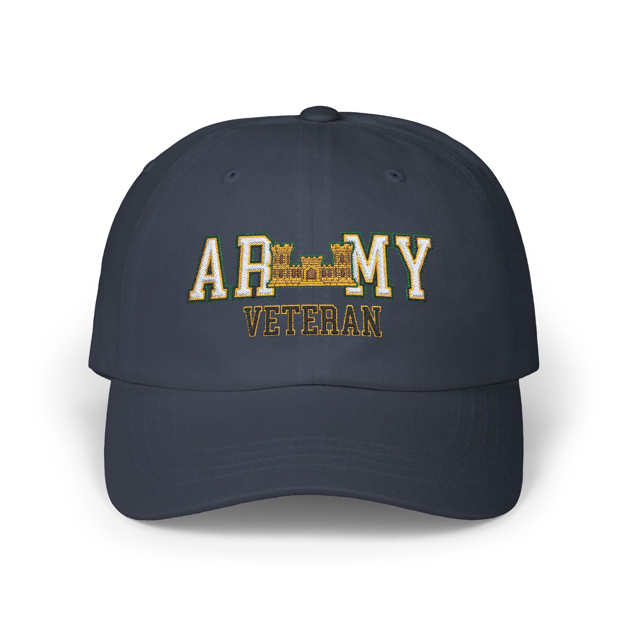 US ARMY Corps of Engineers Veteran Embroidered Classic Dad Cap