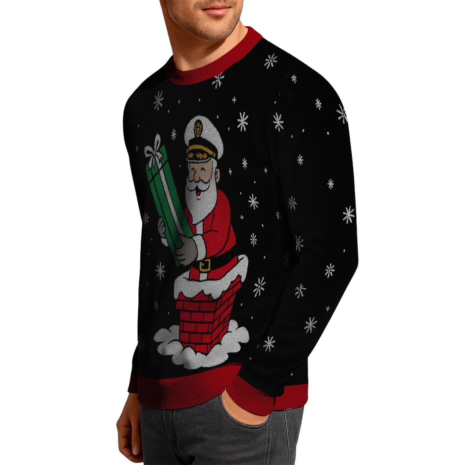 US Navy Satan Christmas Ugly Sweater