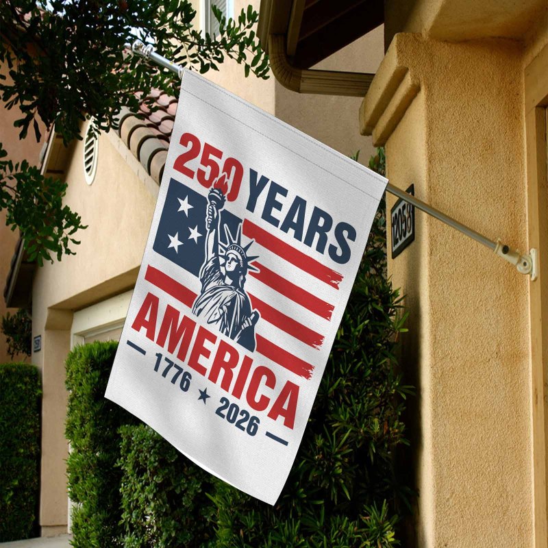 250 Years America 1776 - 2026 House Flag 28''x40'' Twin-Side Printing
