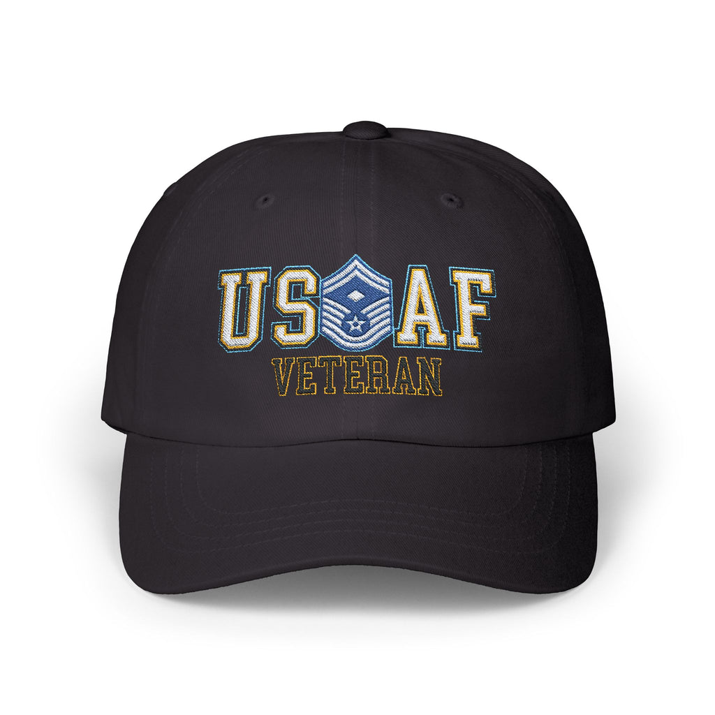 US Air Force E-8 First sergeant Veteran Embroidered Classic Dad Cap