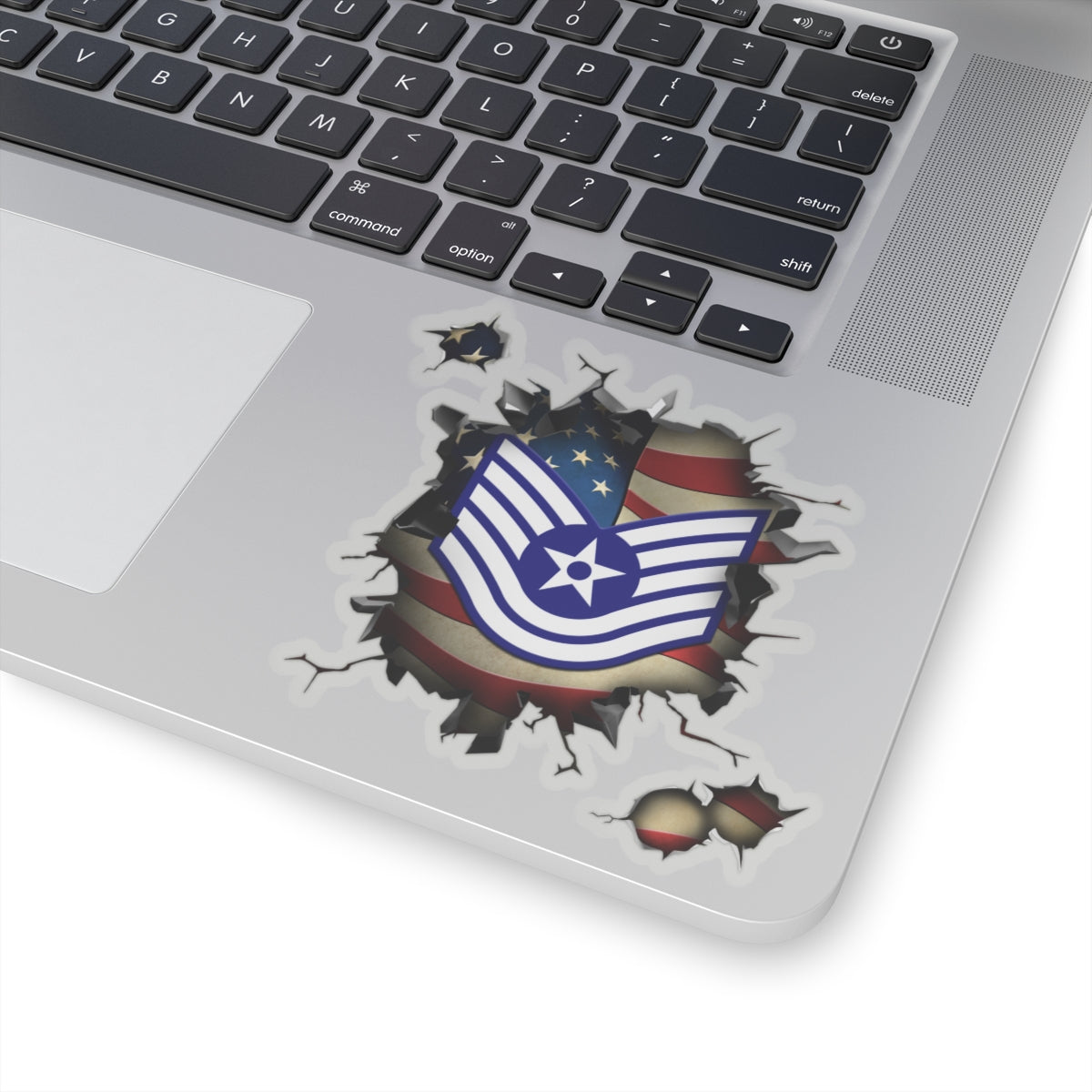 US Air Force , E 6 Air Force Technical Sergeant - Car Sticker 12x14in US Air Force , E 6 Air Force Technical Sergeant - Car Sticker 12x14in