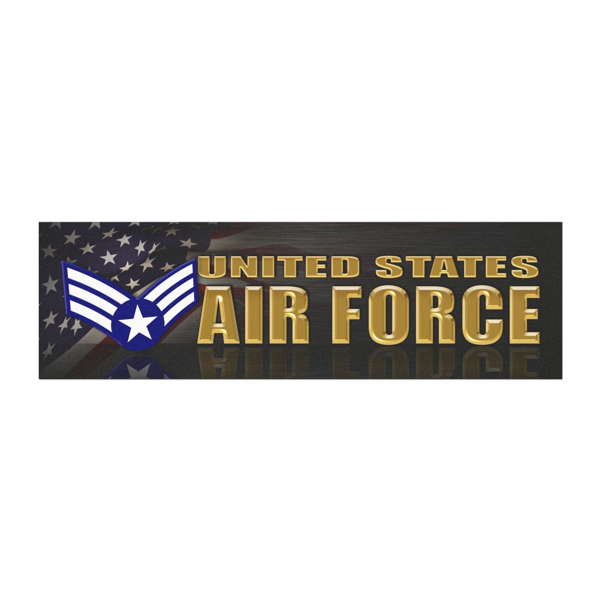 US Air Force E-4 Buck Sergeant Car Magnets