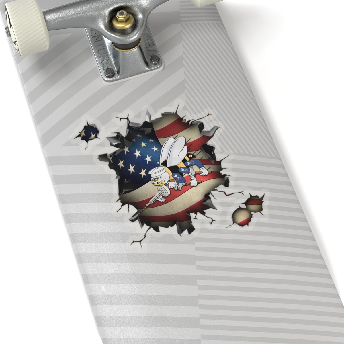 US Navy Seabees 3D Break Effect Stickers