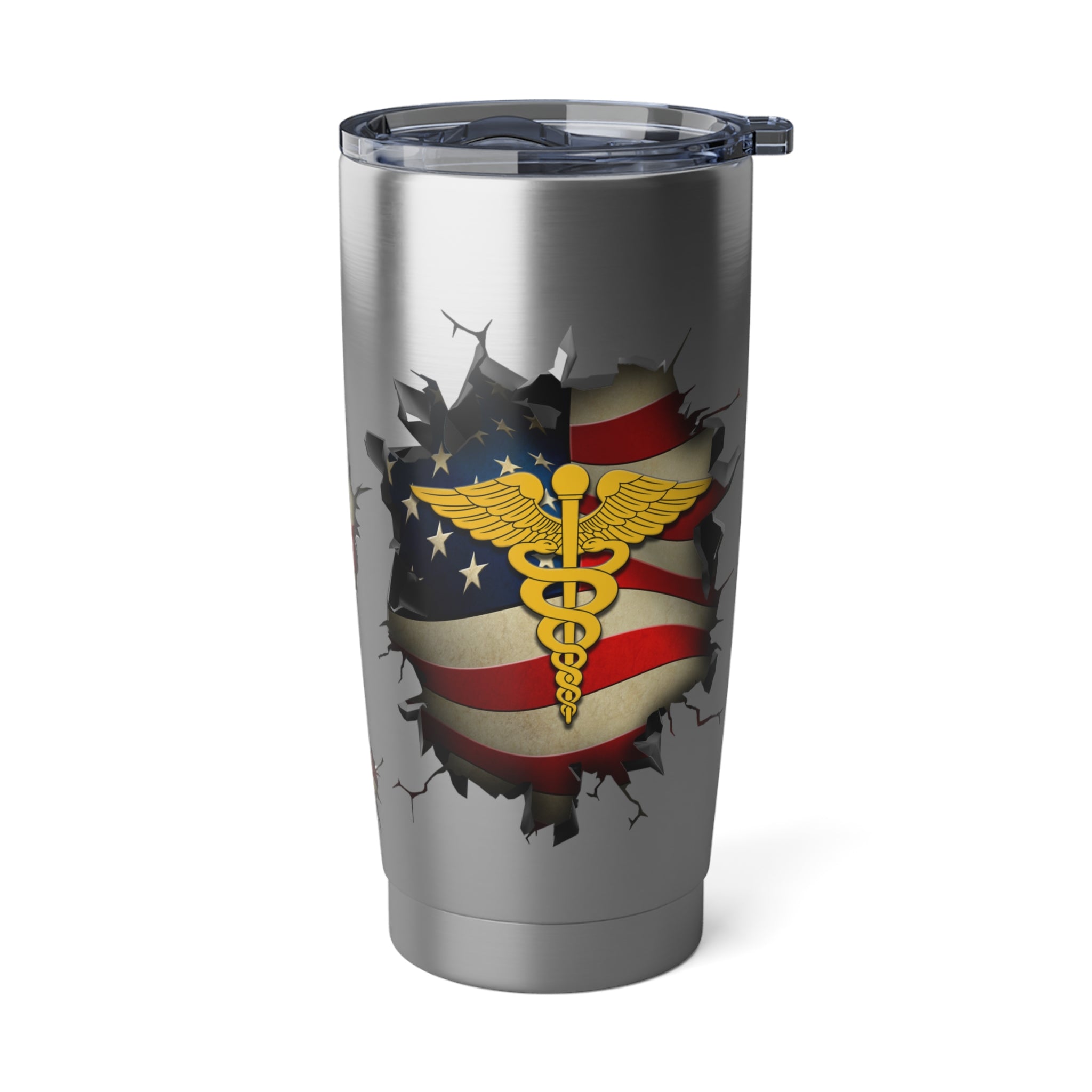 US Army Medical Corps 3D Break Effect Vagabond 20oz Tumbler