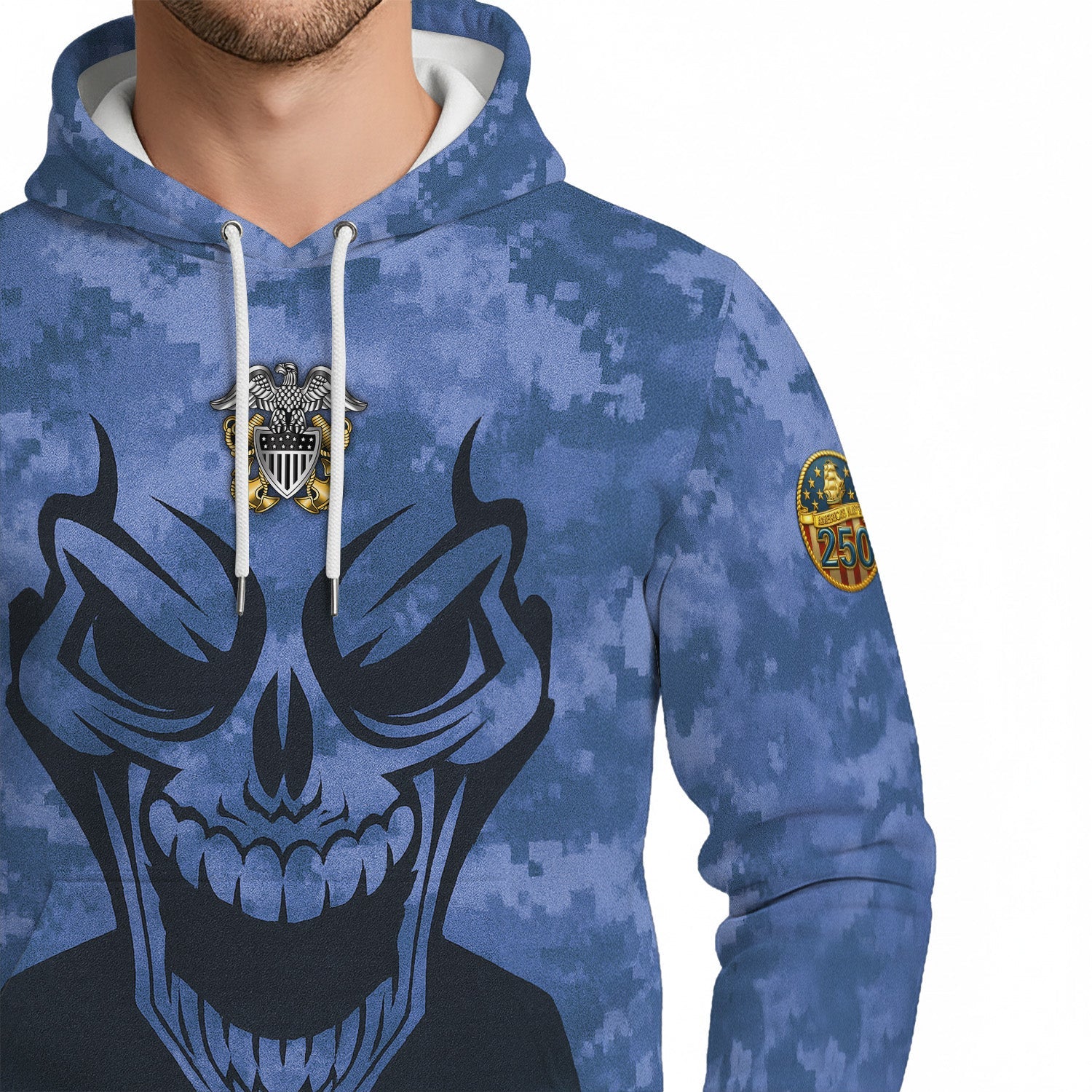 Personalized US Navy 3D All Over Print Hoodie TH3D03