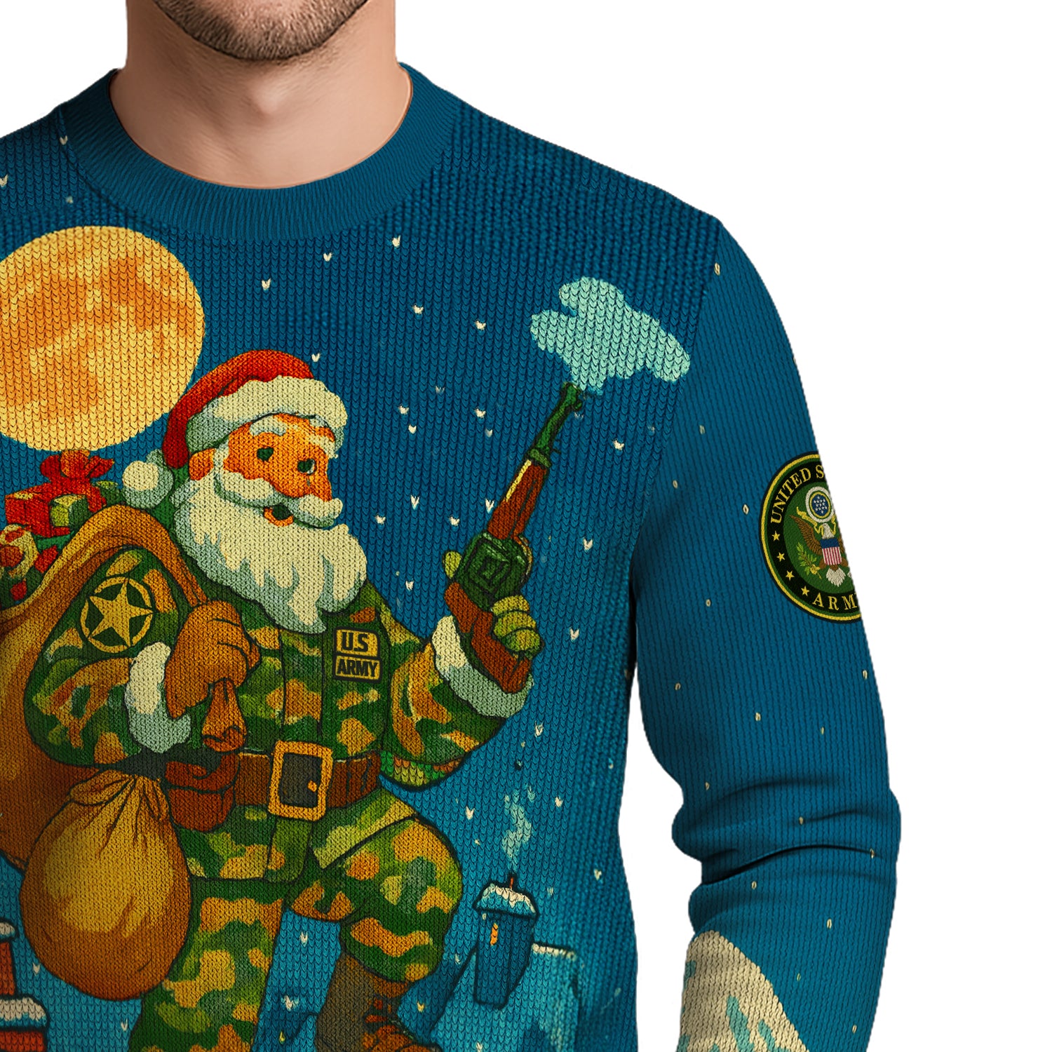 US Army Ugly Christmas Sweater
