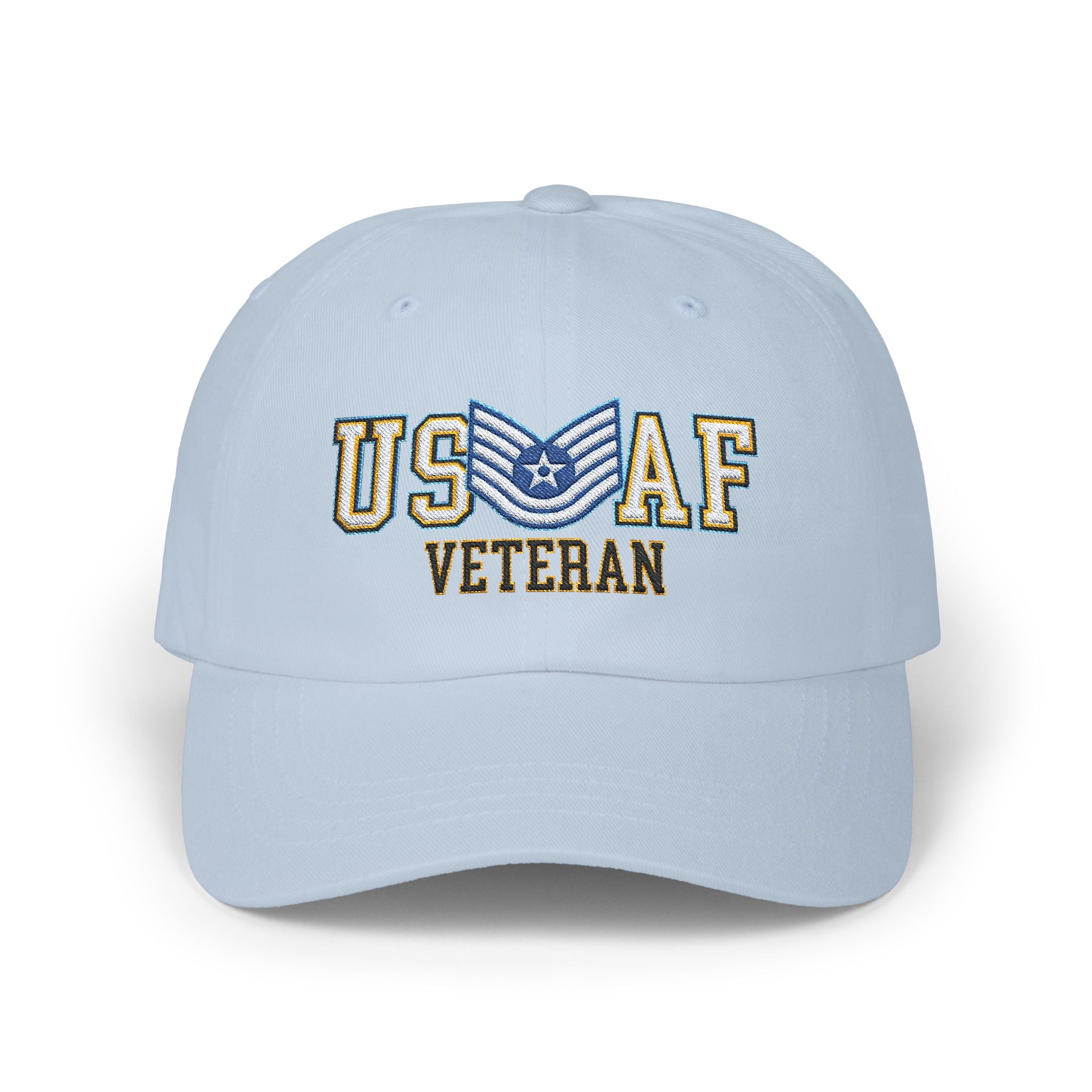 US Air Force E-6 Technical Sergeant TSgt Veteran Embroidered Classic Dad Cap