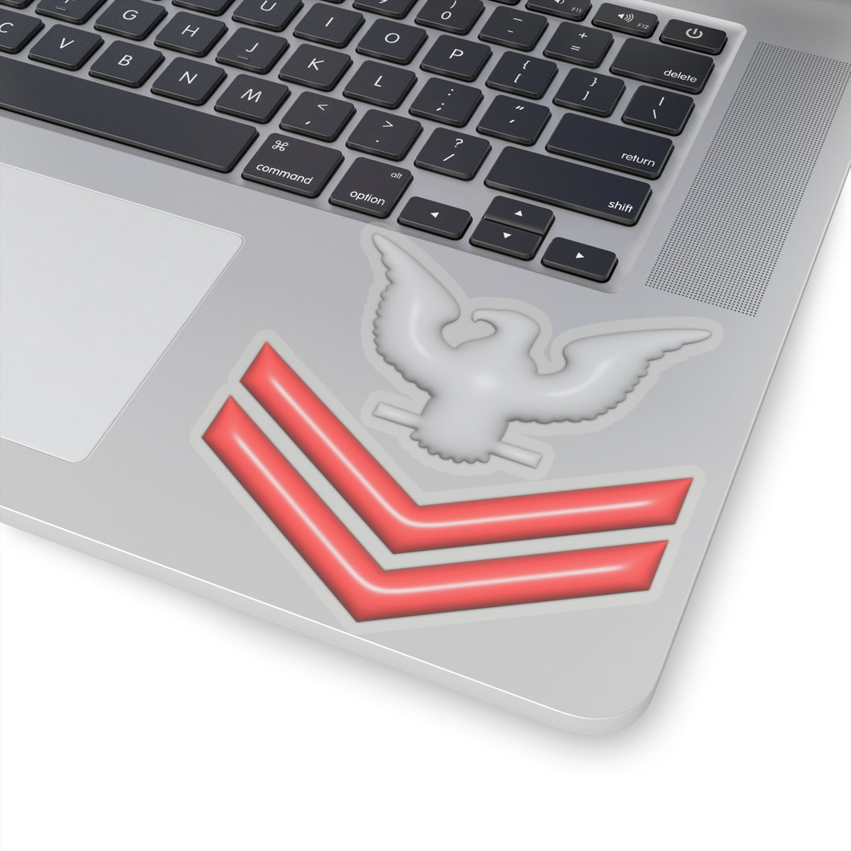 US Navy E-5 Red Stripe 3D Effect Stickers