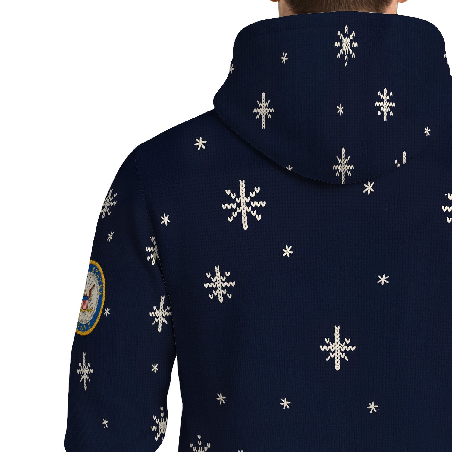 US Navy Christmas Hoodie 3D All Over Print