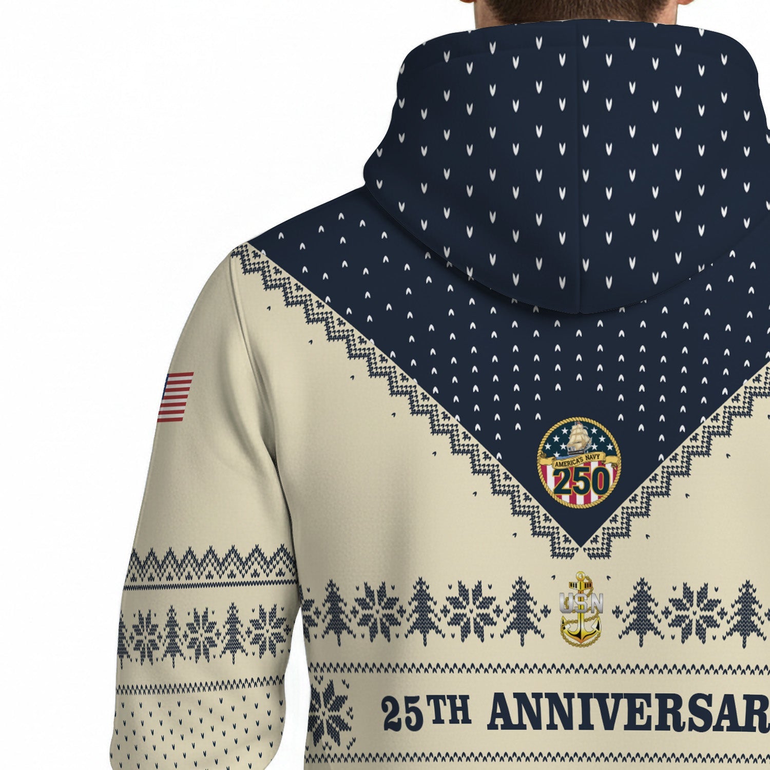 Personalized US Navy 3D All Over Print Hoodie TH3D01