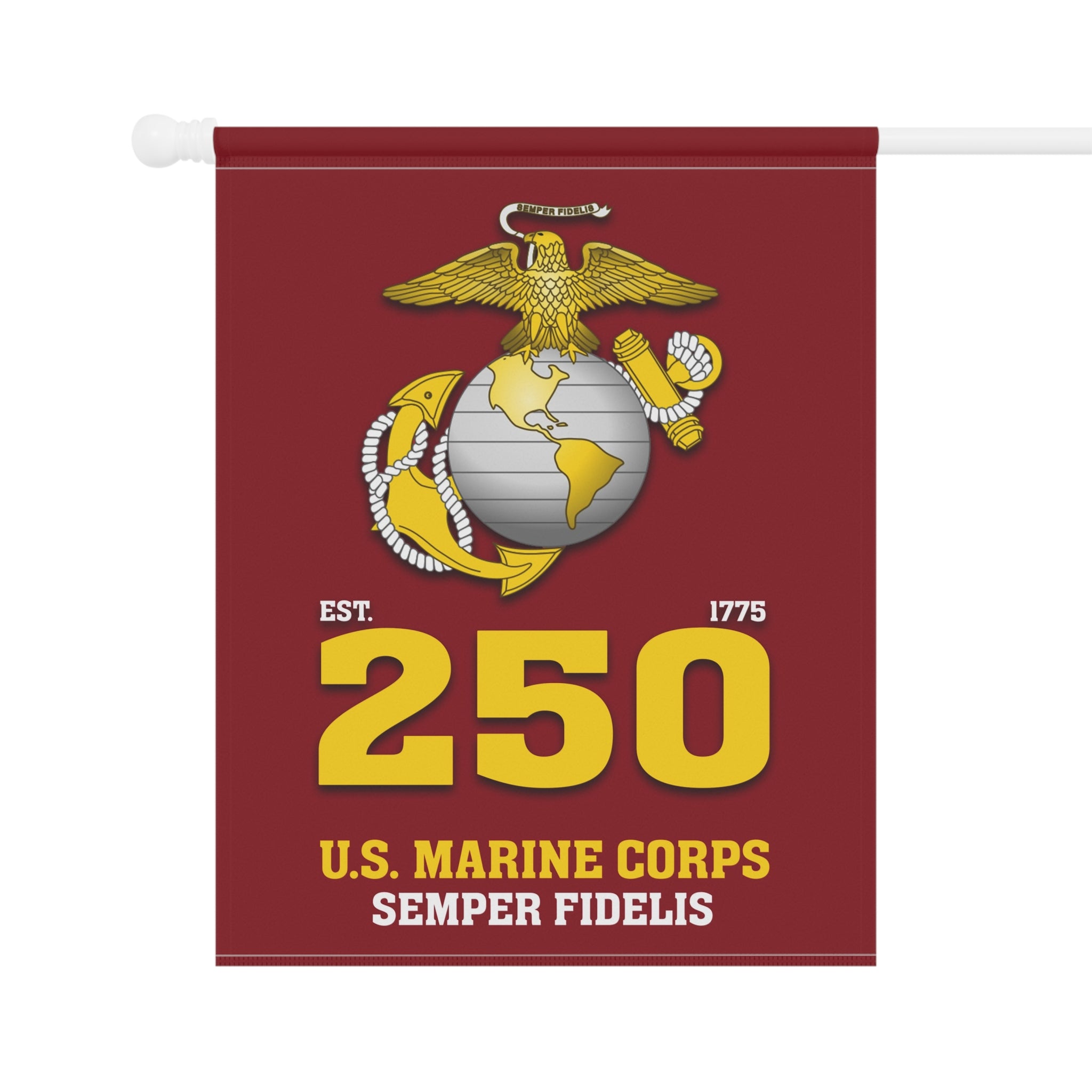 MARlNE Est 1775 Semper Fidelis Garden Flag Twin-Side Printing