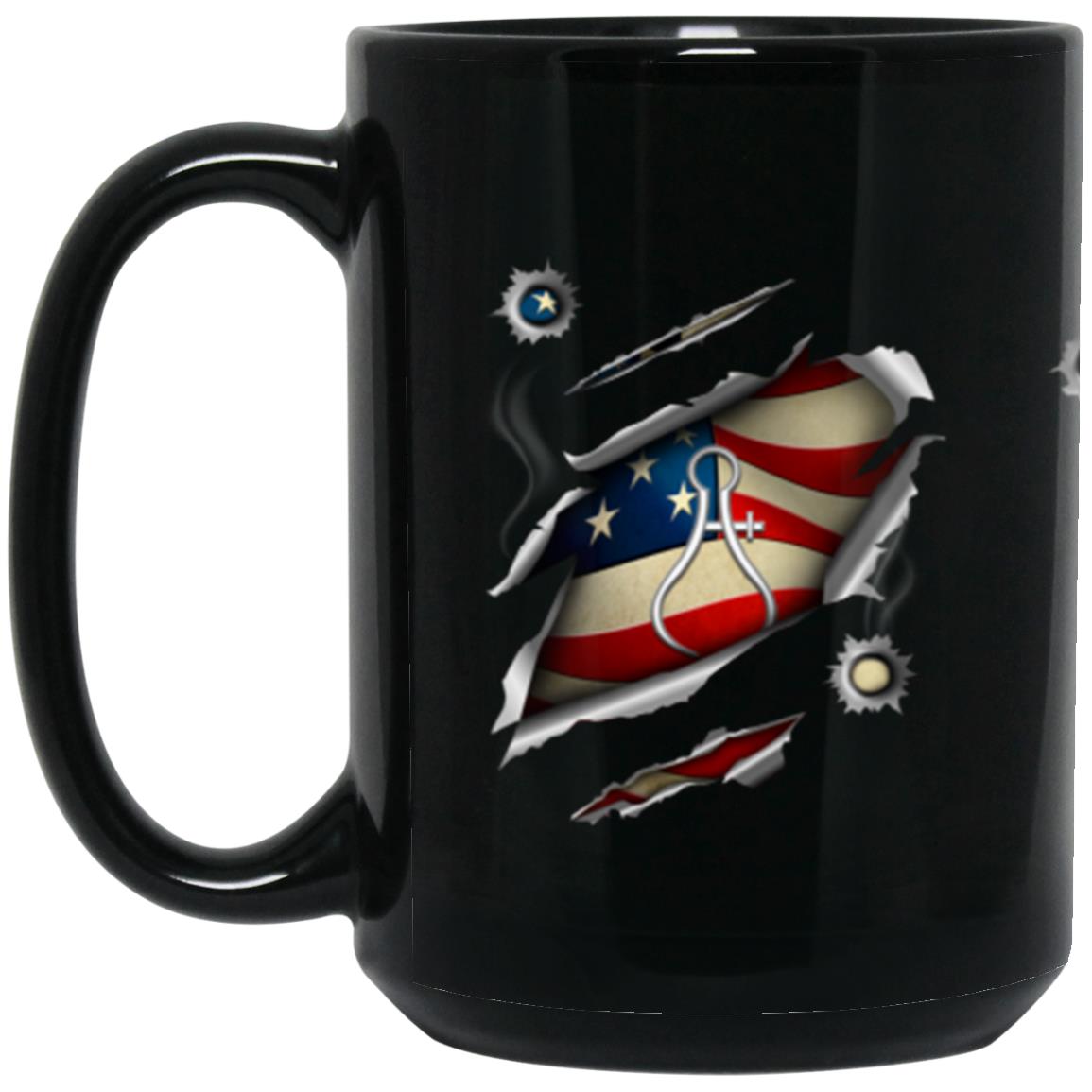 US Navy Instrumentman Navy IM 11oz - 15oz Black Mug