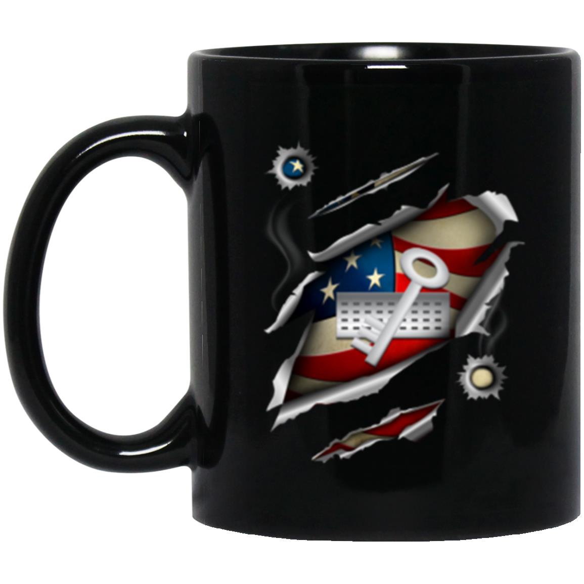 US Navy Disbursing Clerk Navy DK 11oz - 15oz Black Mug