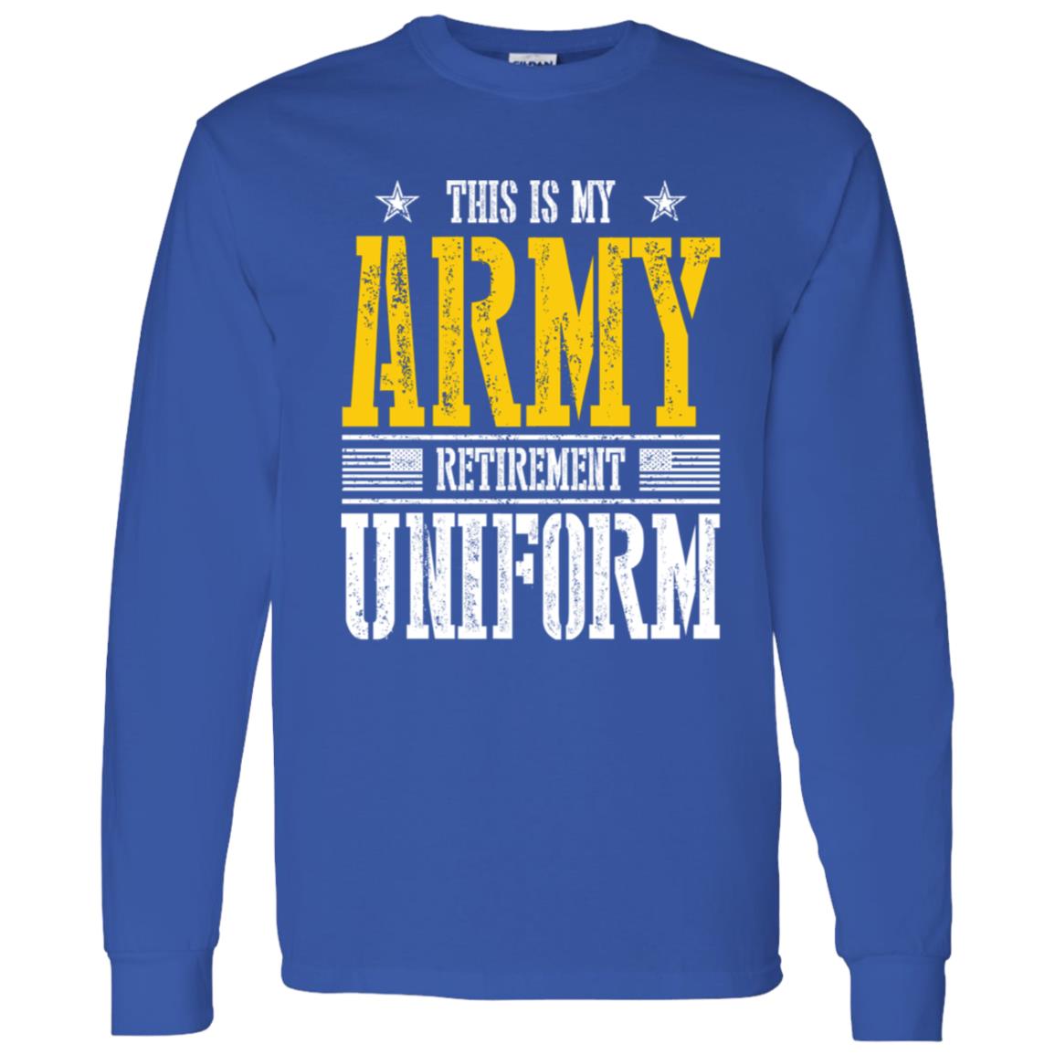 US Army Retirement Uniform Front Shirt