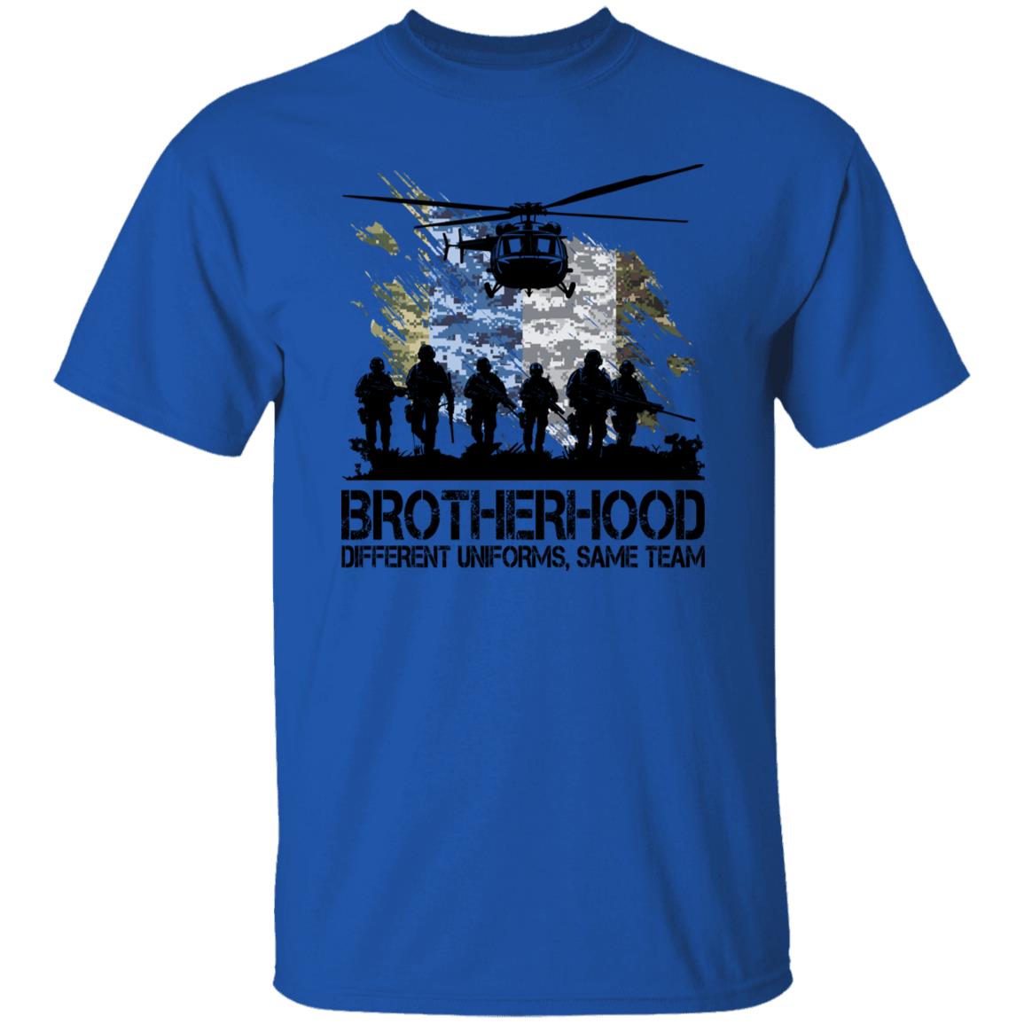 Brotherhood Diffent Uniforms, Same Team Front Shirt