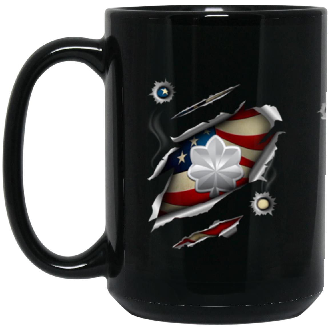 US Air Force O-5 Lieutenant Colonel Lt Co O5 Field Officer Ranks 11oz - 15oz Black Mug