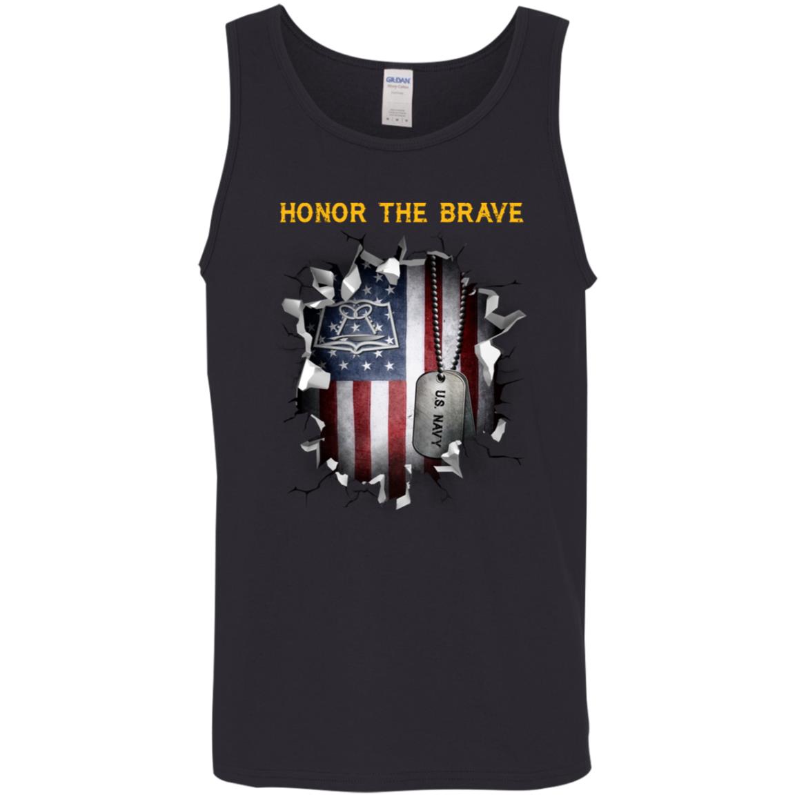 Navy Mess Management Specialist Navy MS - Honor The Brave Front Shirt