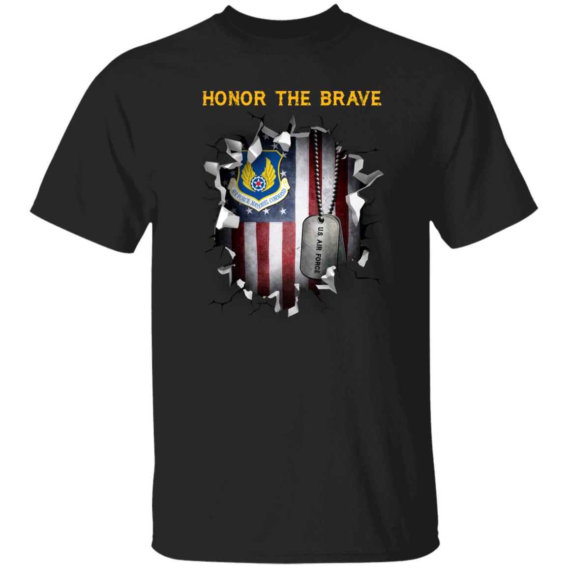 US Air Force Materiel Command - Honor The Brave Front Shirt