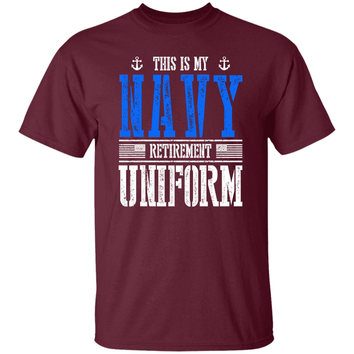 US Navy Retirement Uniform Front Shirt