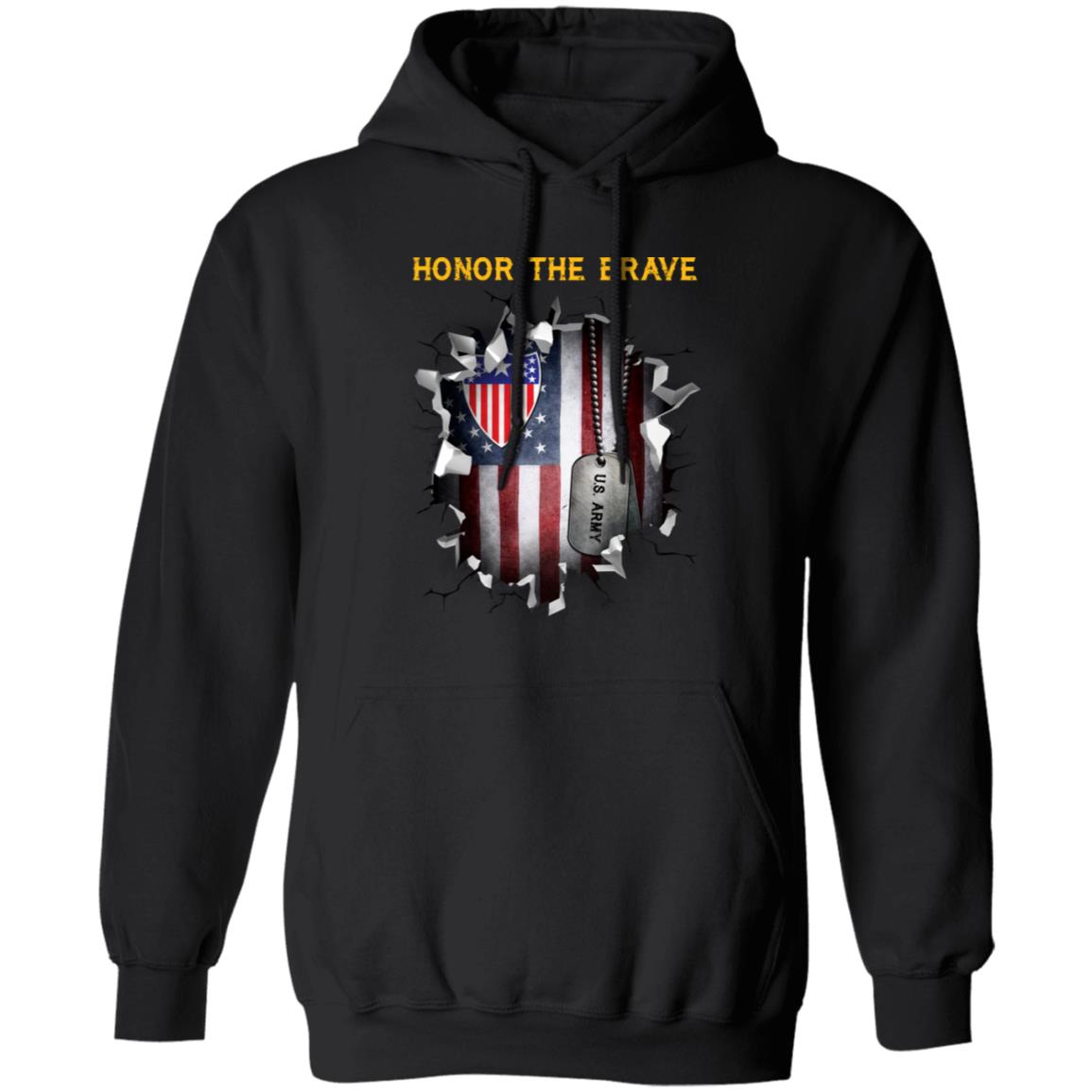 US Army Adjutant General  - Honor The Brave Front Shirt