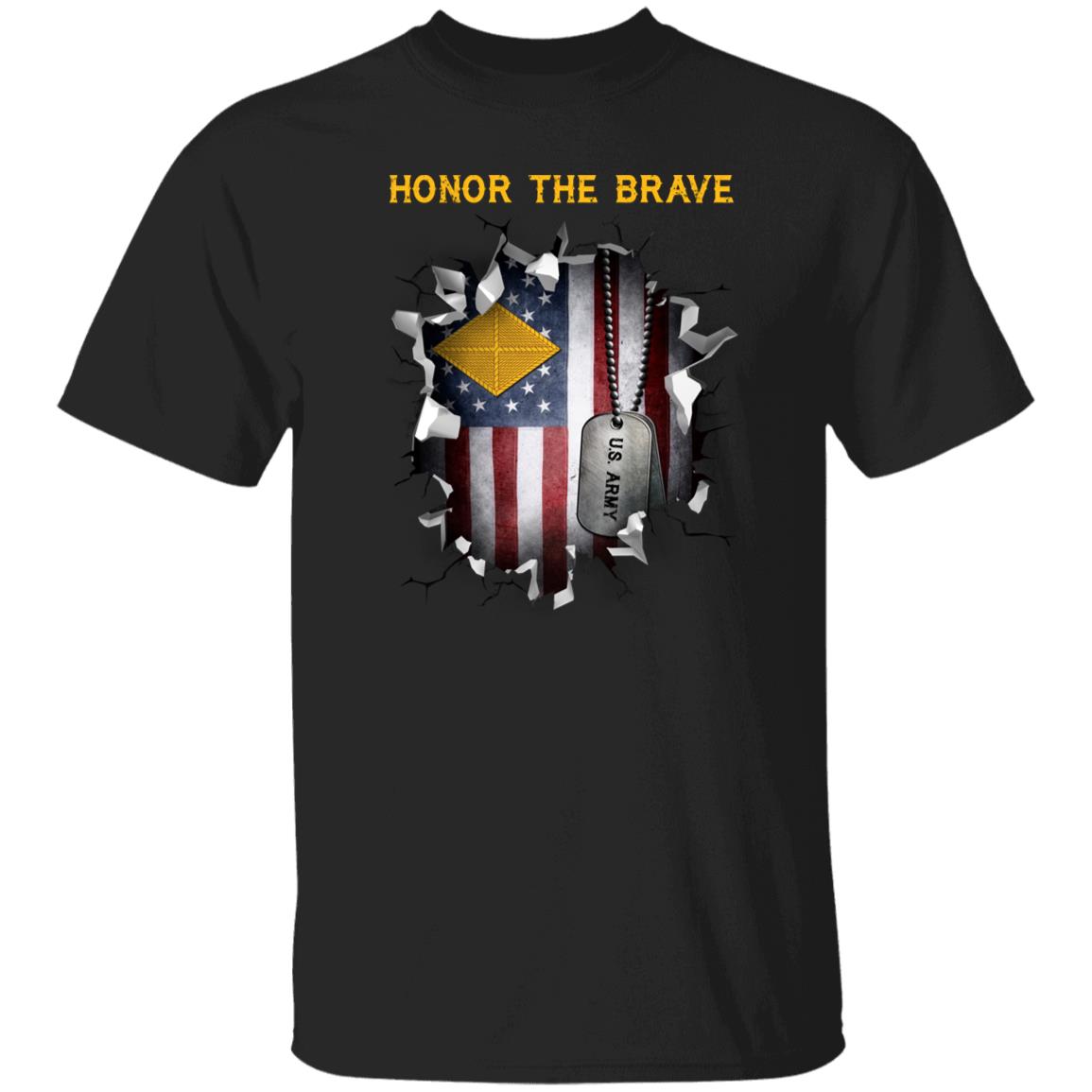 US Army Finance Corps  - Honor The Brave Front Shirt