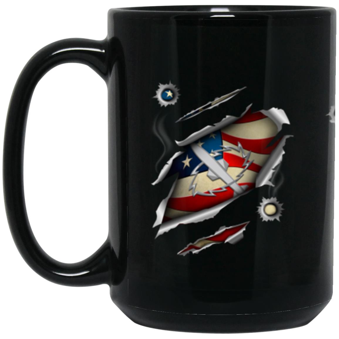 US Navy Missile Technician Navy MT 11oz - 15oz Black Mug