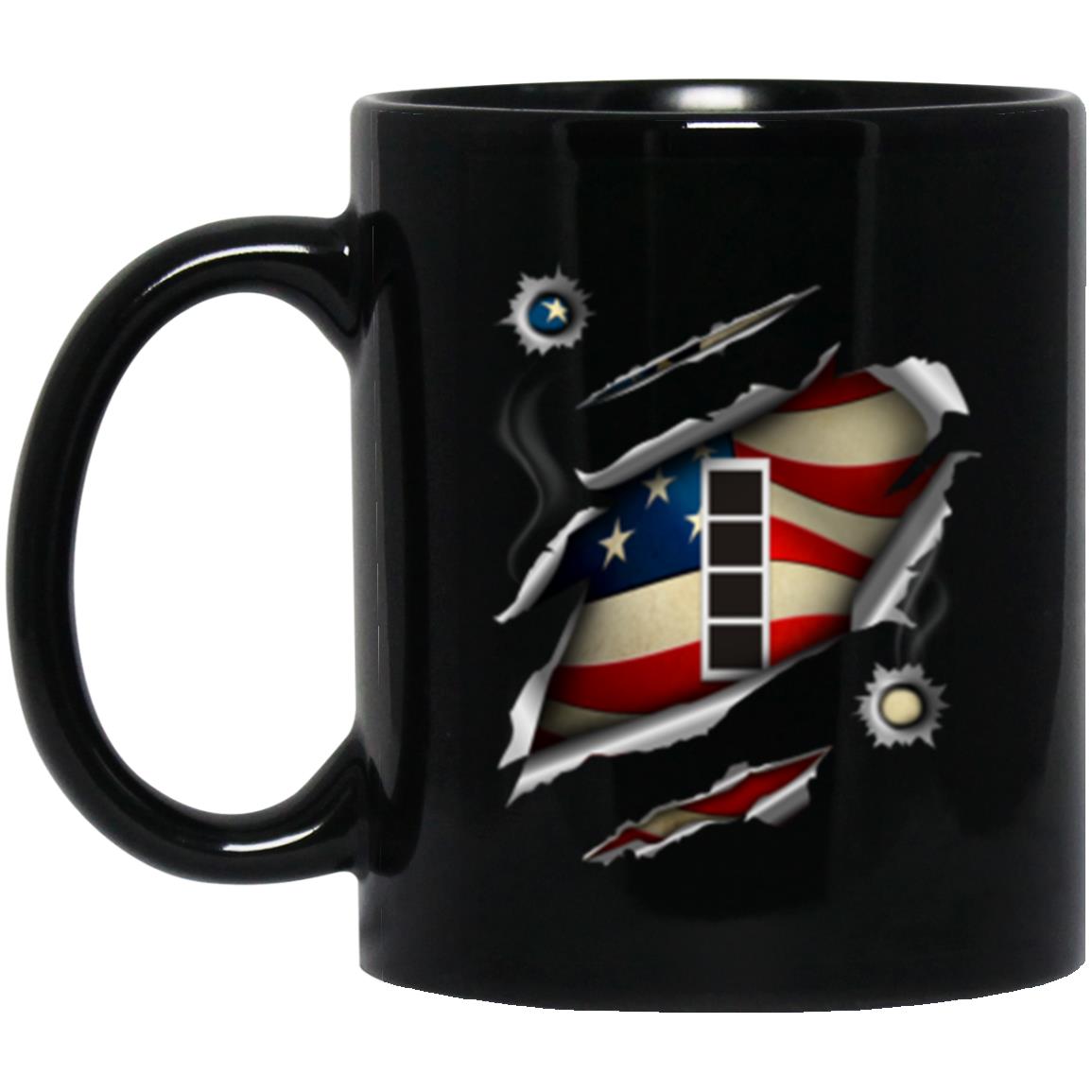 US Army W-4 Chief Warrant Officer 4 W4 CW4 Warrant Officer Ranks 11oz - 15oz Black Mug