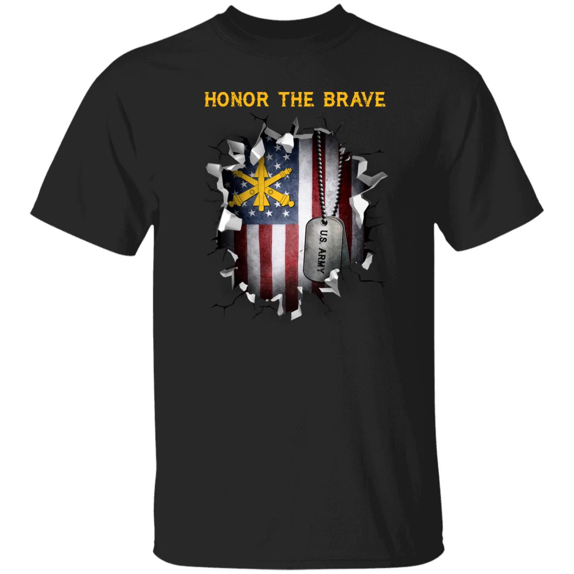 US Army Air Defense Artillery  - Honor The Brave Front Shirt