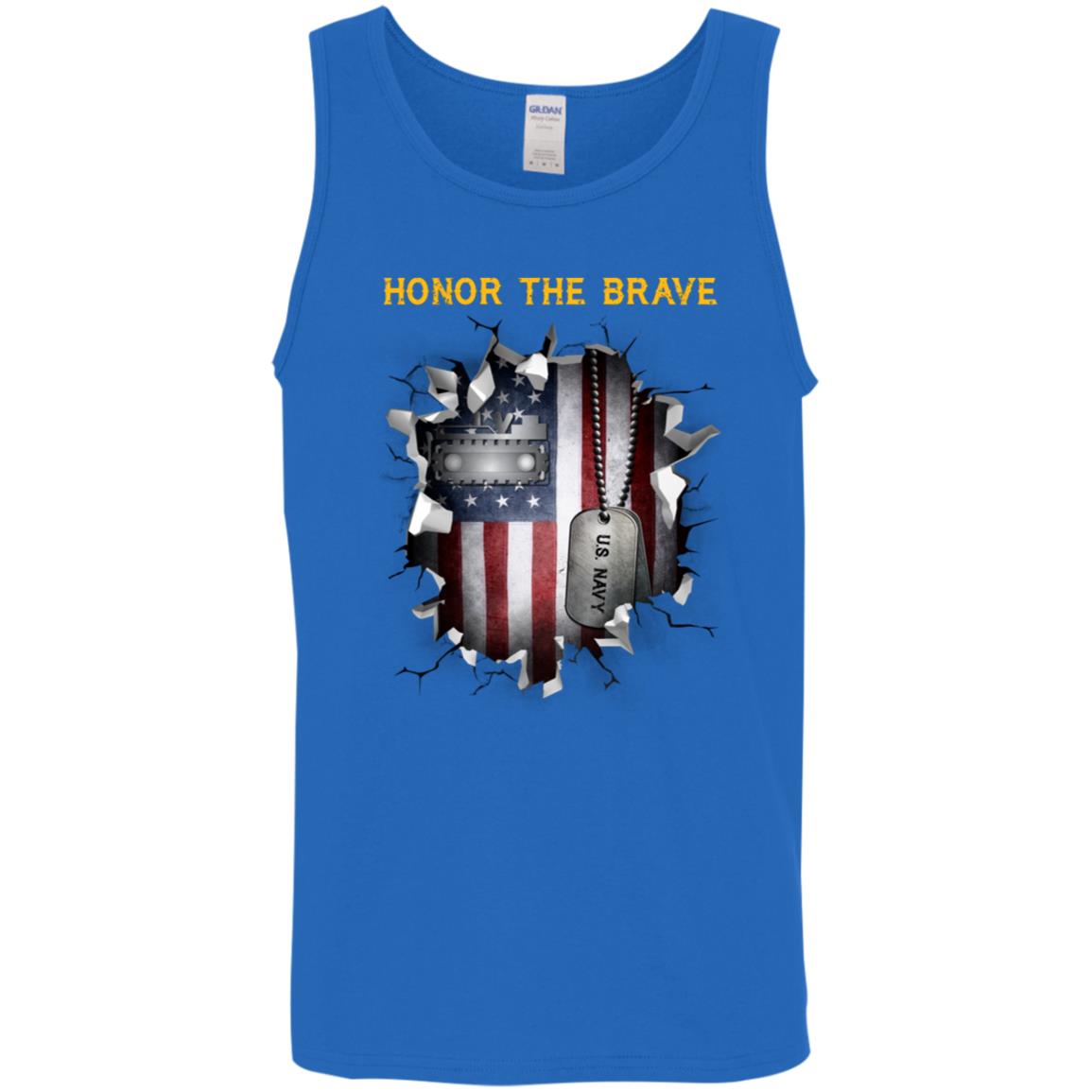 Navy Equipment Operator Navy EO - Honor The Brave Front Shirt