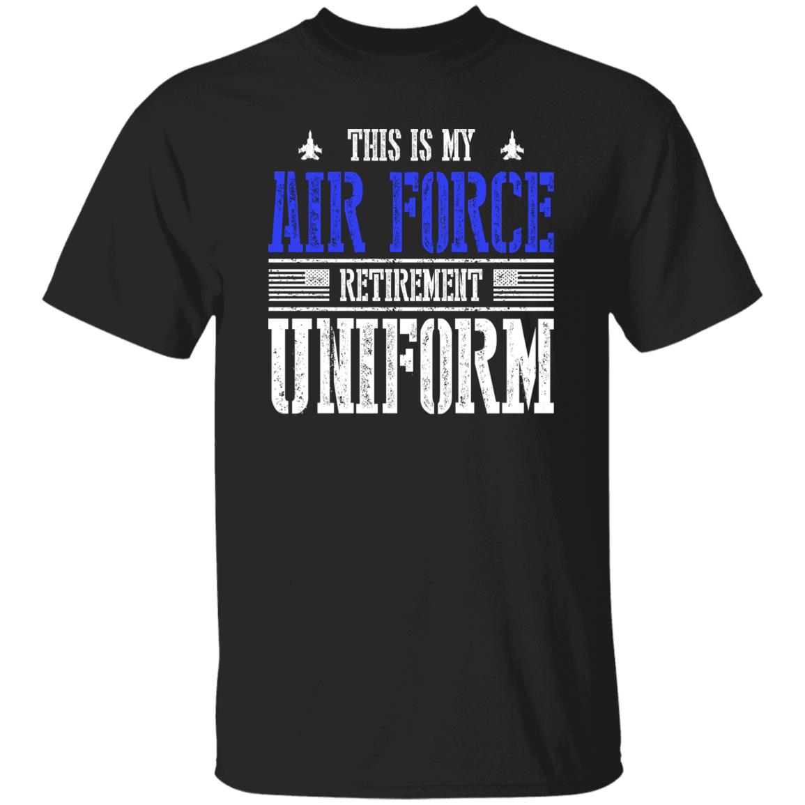 US Air Force Retirement Uniform Front Shirt