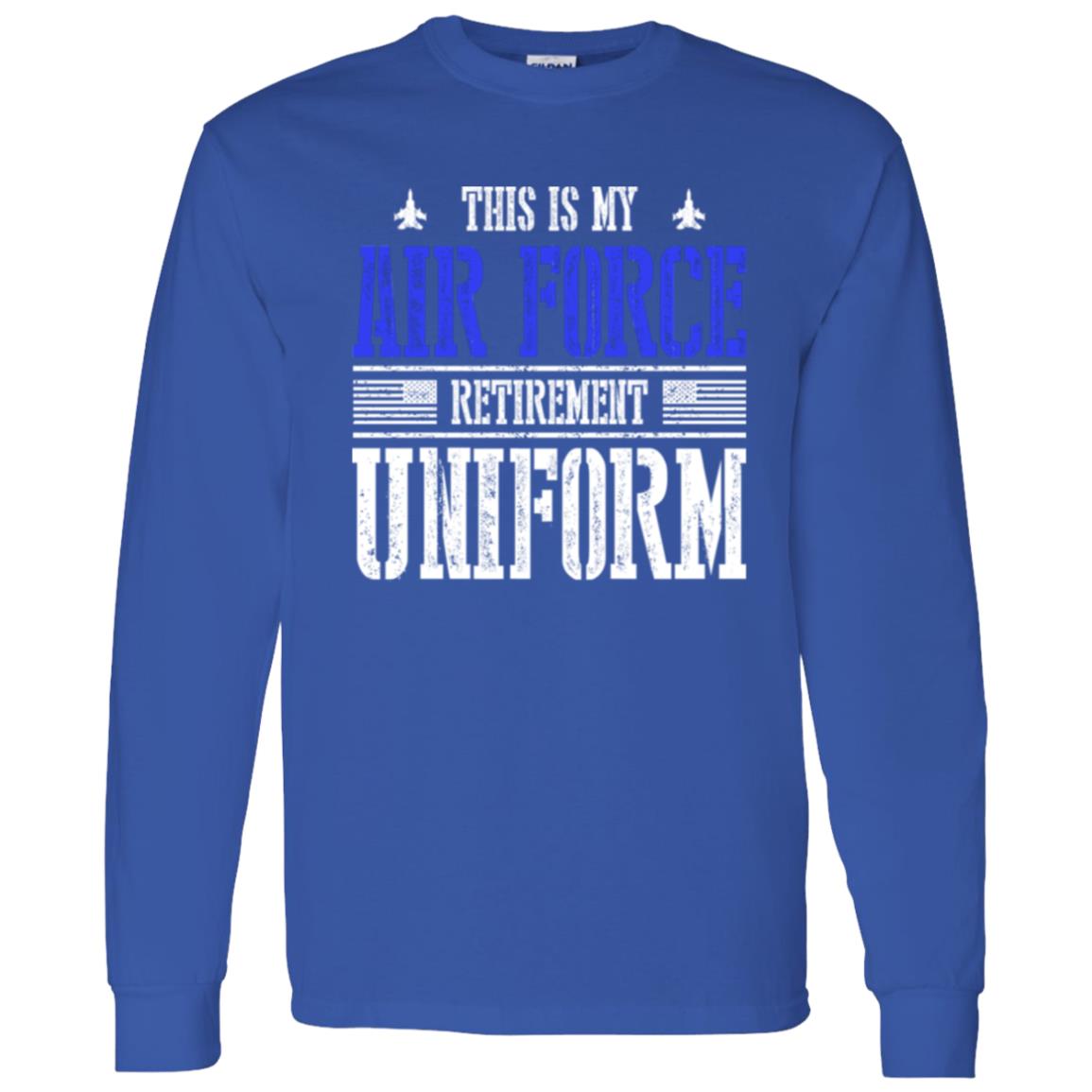 US Air Force Retirement Uniform Front Shirt