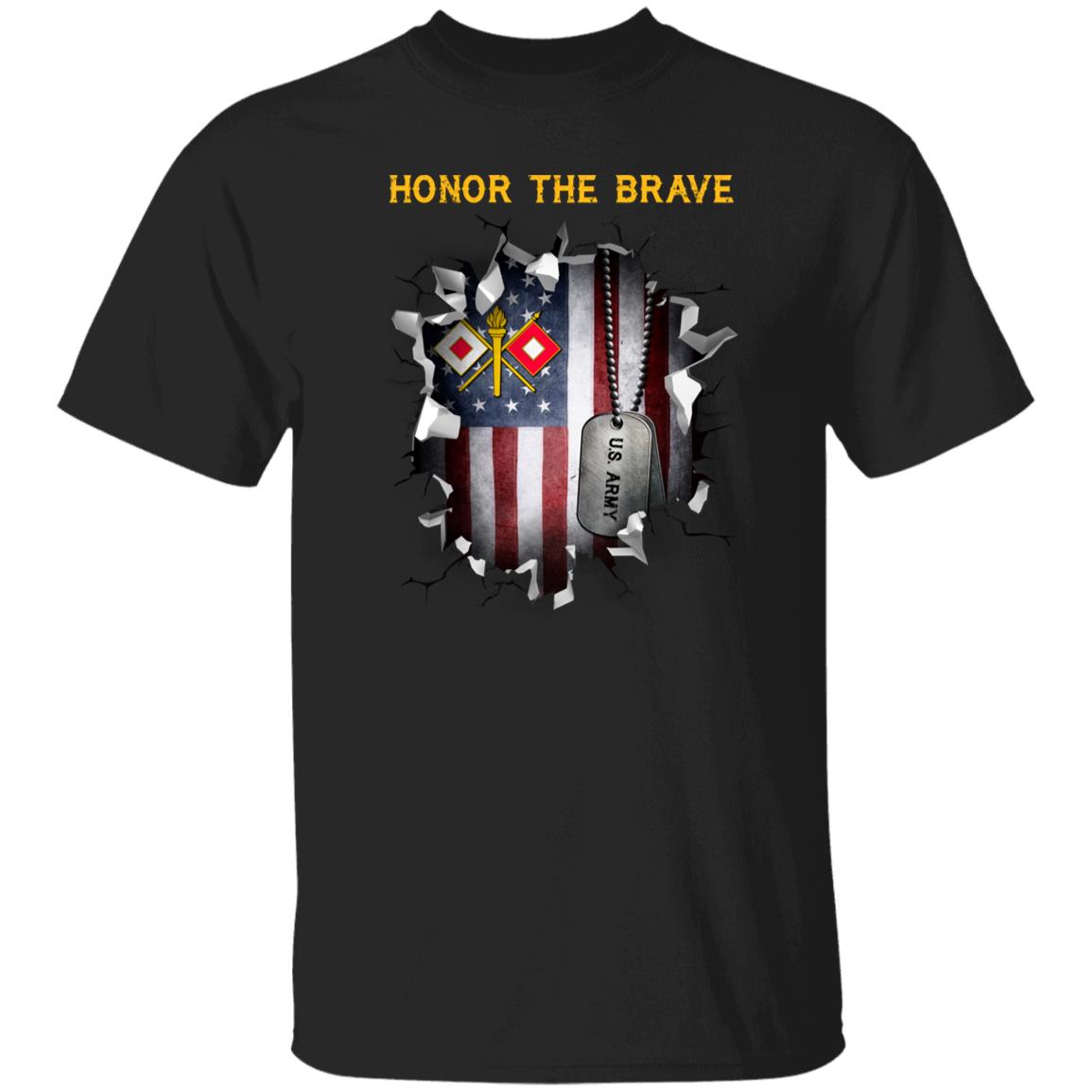US Army Signal Corps  - Honor The Brave Front Shirt
