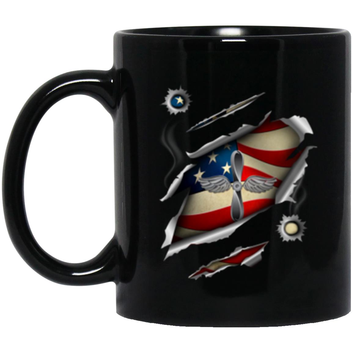 U.S Navy Aviation machinist_s mate Navy AD 11oz - 15oz Black Mug